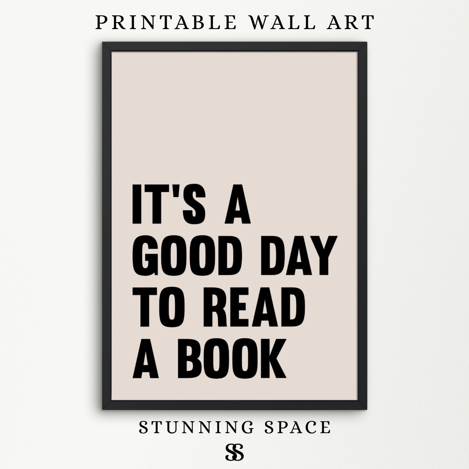Digital Download Print | Library Wall Decor | Printable Wall Art