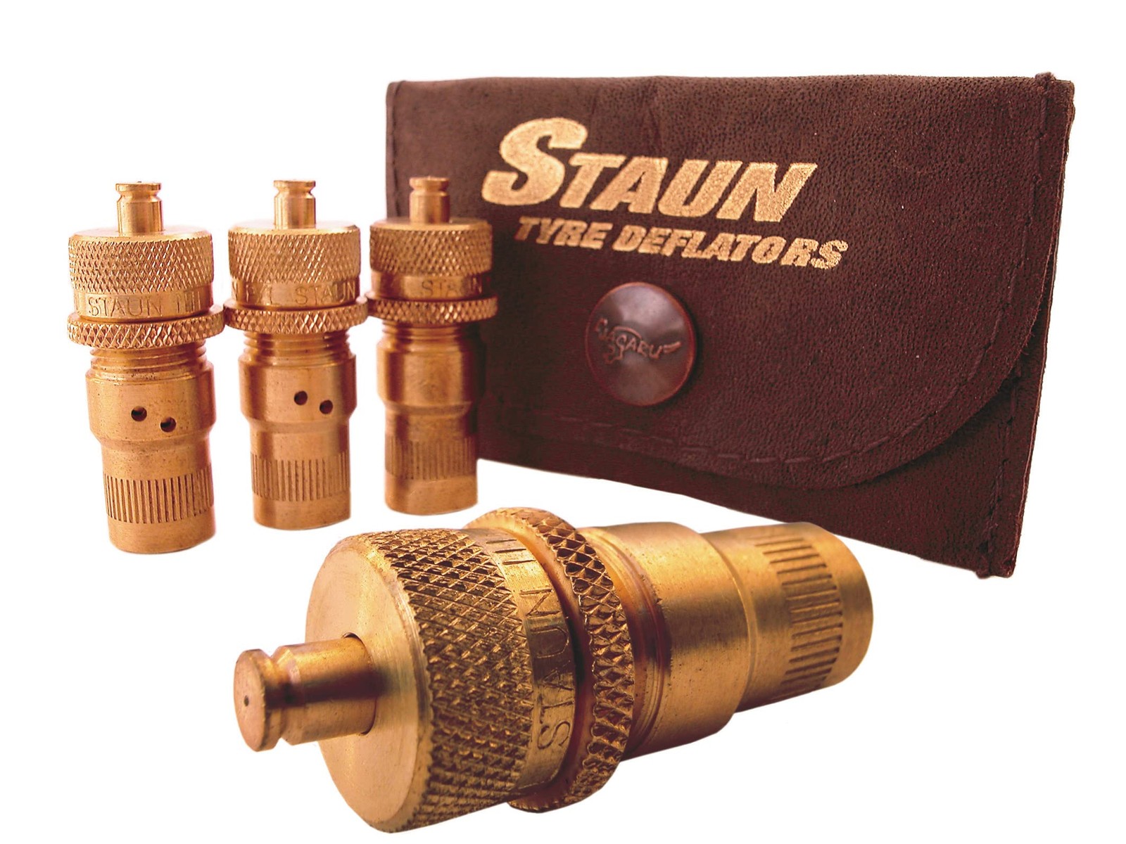 Staun Tyre Deflators | The Australian Original Tire Deflator 15-55 PSI, Brass 