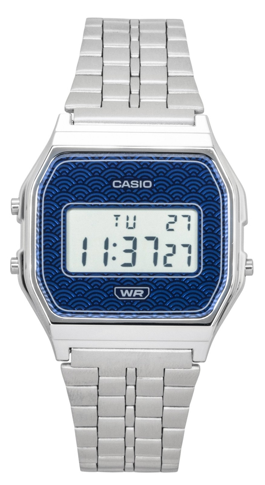 Casio Vintage Blue Dial Digital Stainless Steel Quartz A159WEVJ-2 Unisex Watch Casio Vintage Blue Dial Digital Stainless Steel Quartz A159WEVJ-2 Unisex Watch