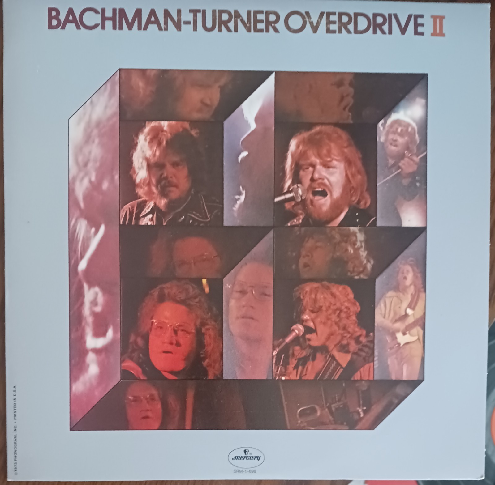 BACHMAN-TURNER OVERDRIVE - II - 1973 MERCURY RECORDS VINYL ALBUM - (VG/VG)
