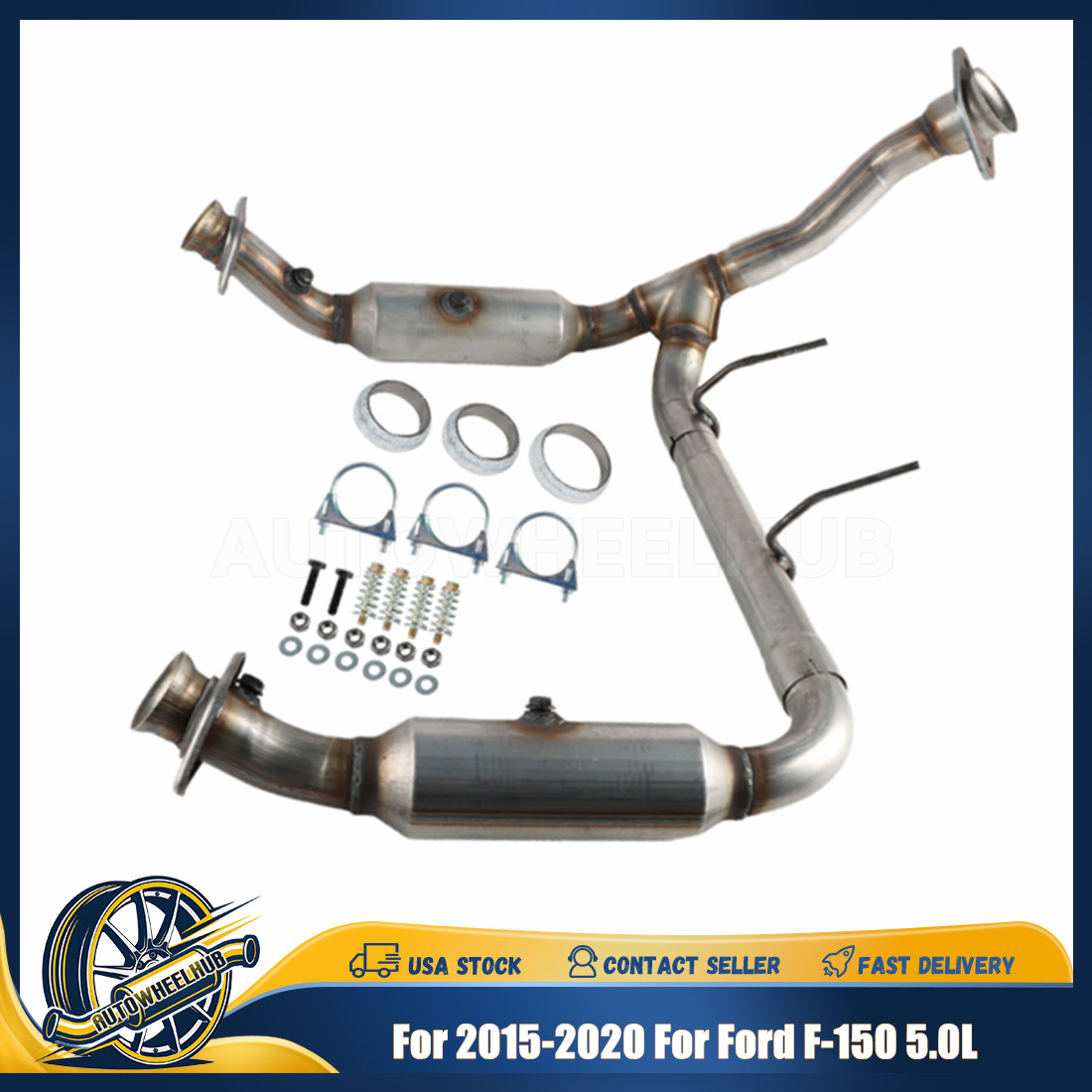 For 2015 2016 2017 2018 2019 2020 Ford F-150 V8 5.0L Catalytic Converter Set
