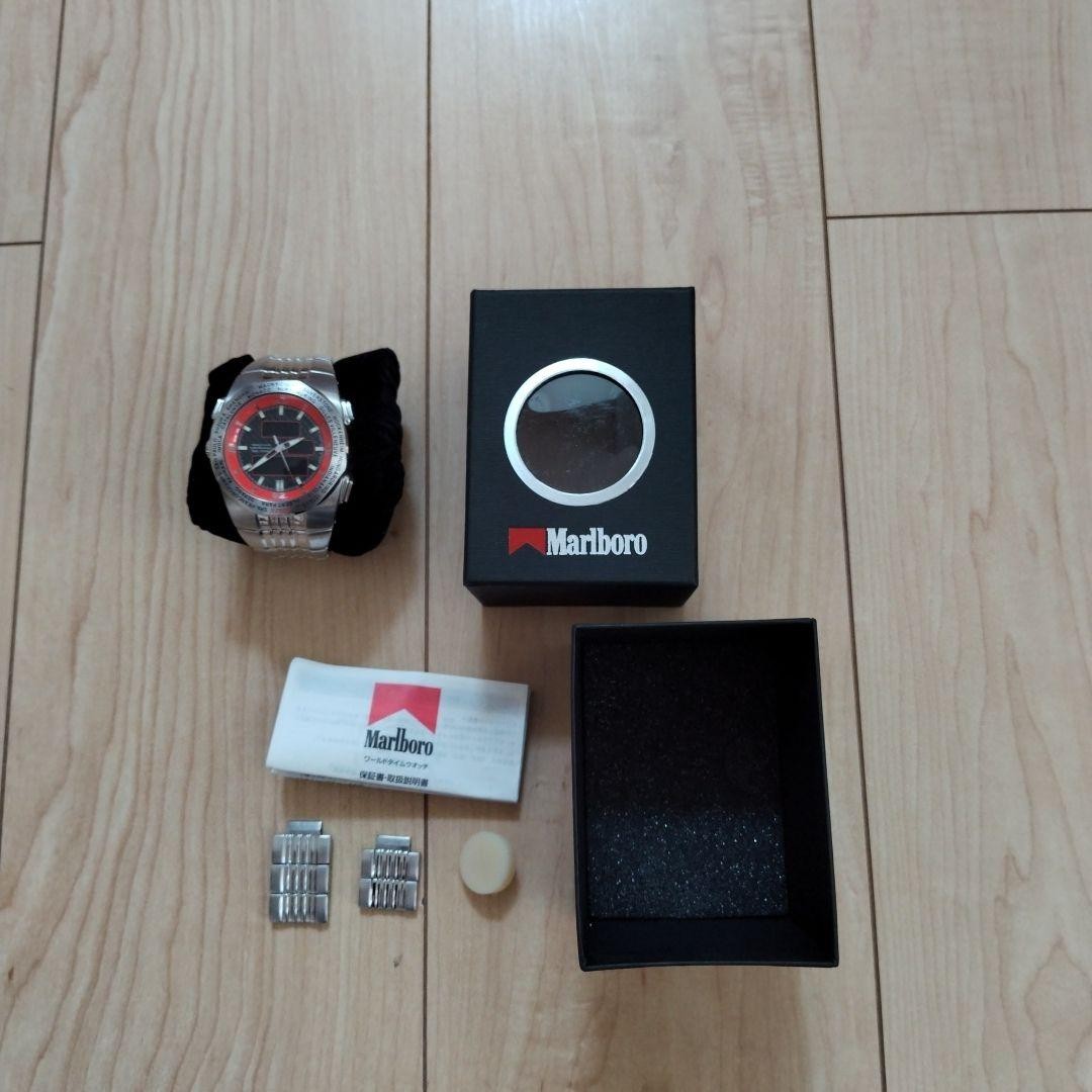 Vintage CITIZEN Marlboro F1 Racing Limited Edition Wristwatch From Japan