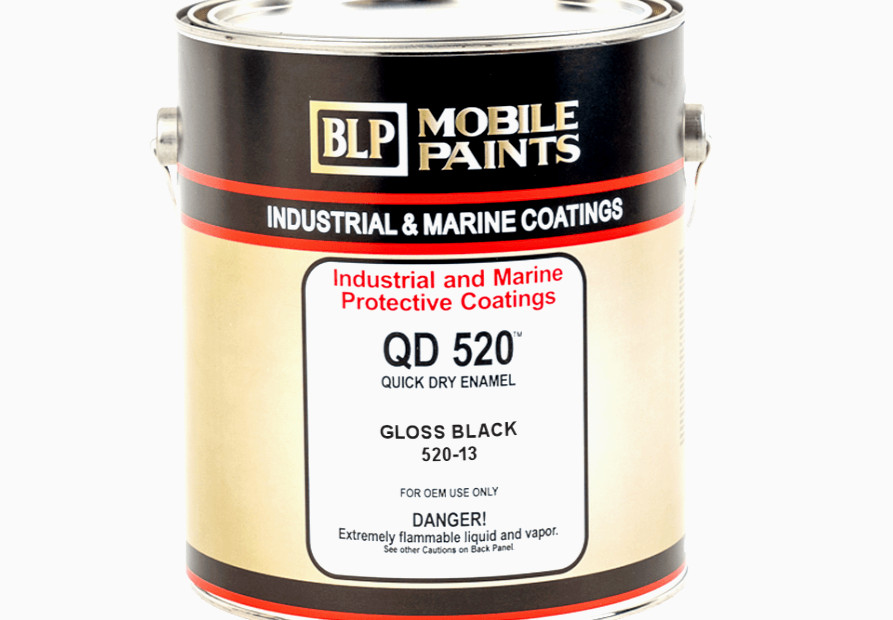 INDUSTRIAL & MARINE COATINGS Quick Dry Black Enamel 520-13 Gal INDUSTRIAL & MARINE COATINGS Quick Dry Black Enamel 520-13 Gal
