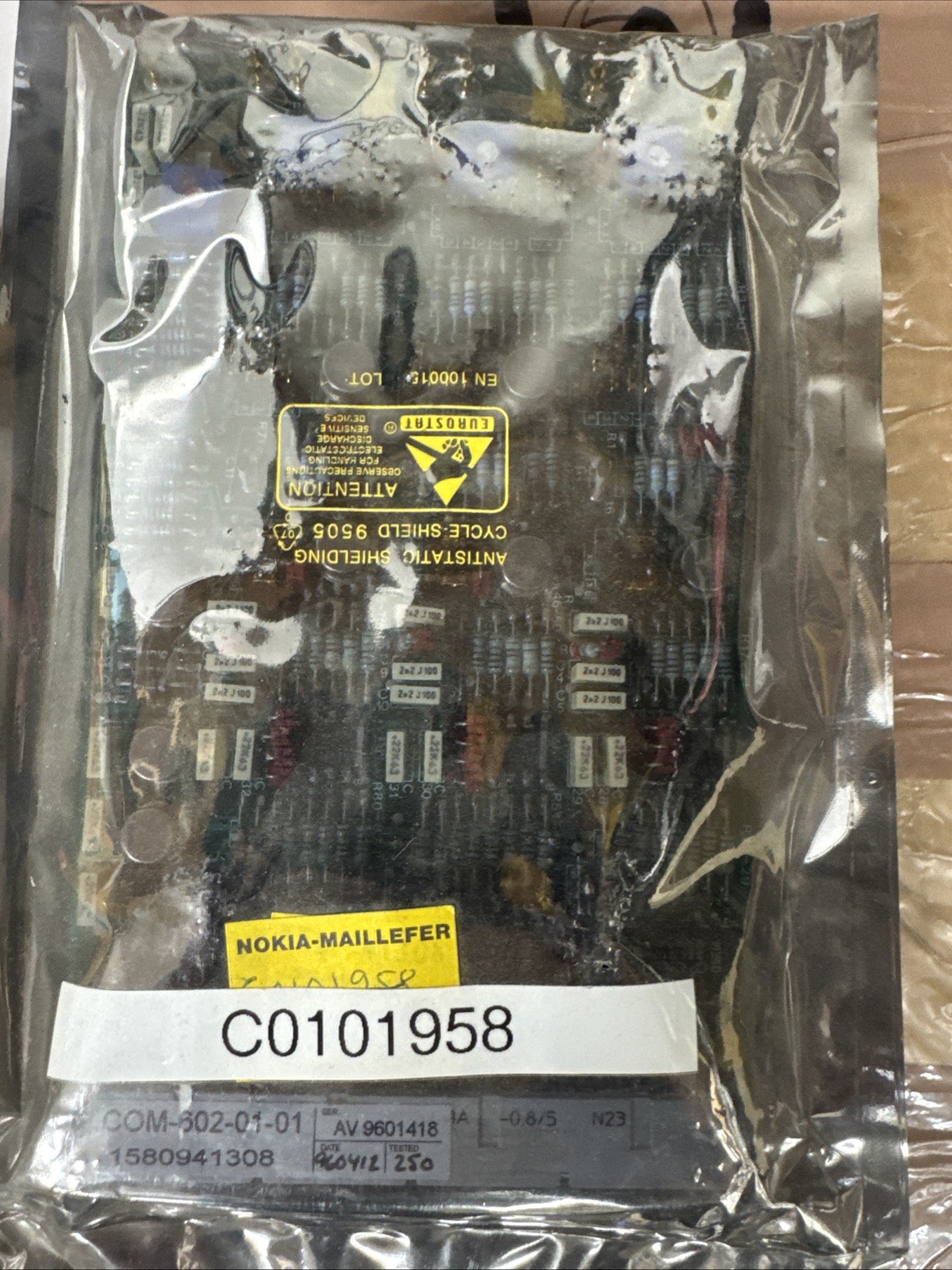 NEW GENUINE NOKIA CABLE MACHINERY COM-602-01-01 CIRCUIT BOARD SER AV 9703113 NEW GENUINE NOKIA CABLE MACHINERY COM-602-01-01 CIRCUIT BOARD SER AV 9703113