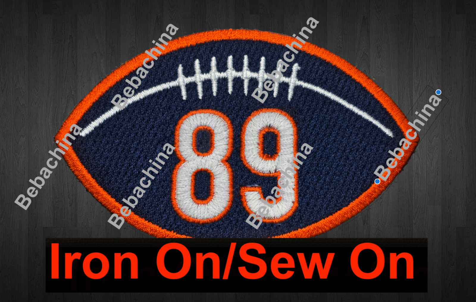 Mike Ditka Patch 89 Memorial Patch Chicago Bears #89 Patch NOT HELMET DECAL