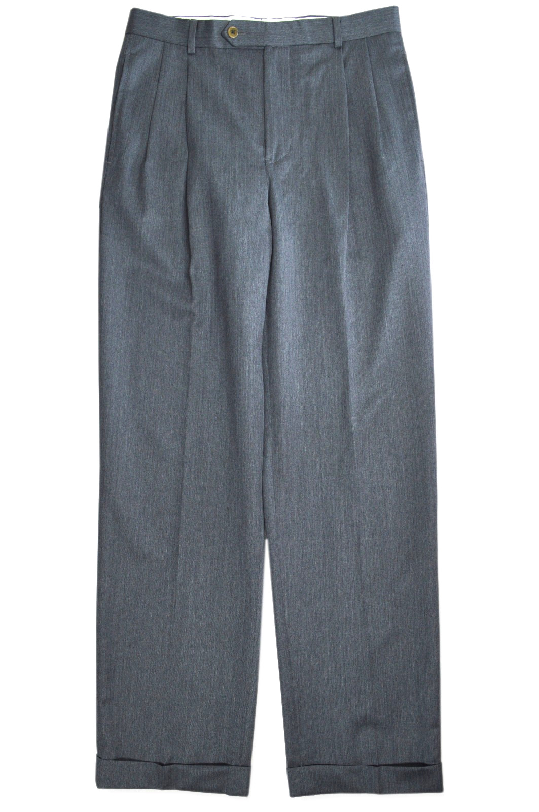 Brooks Brothers Mens Med Grey Madison Fit Pleated Wool Pants 31W x 30L BB-5051 Brooks Brothers Mens Med Grey Madison Fit Pleated Wool Pants 31W x 30L BB-5051