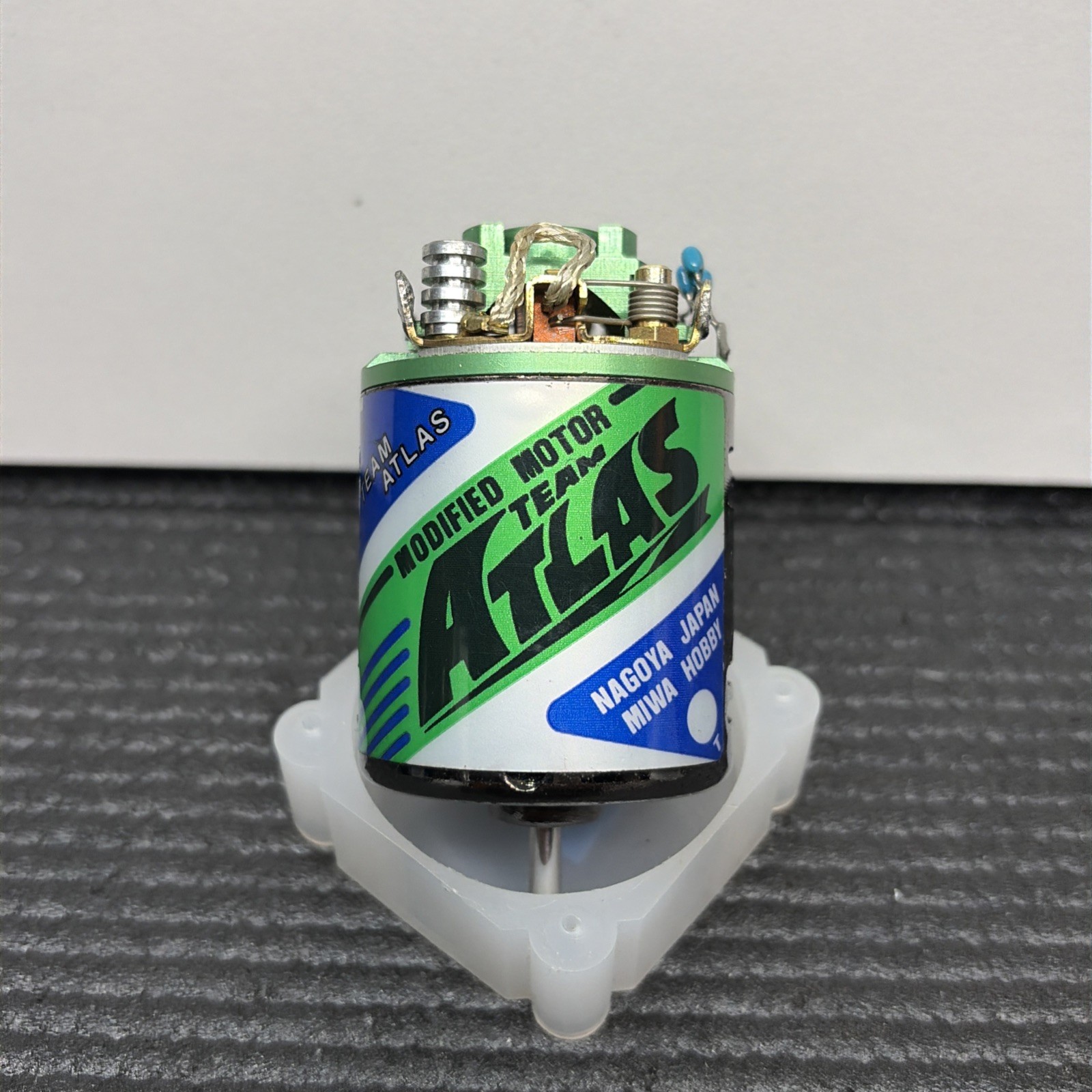 Team Atlas 8x2 Hand Wound Modified Brushed Motor Aluminum Endbell Vintage RC VGC Team Atlas 8x2 Hand Wound Modified Brushed Motor Aluminum Endbell Vintage RC VGC