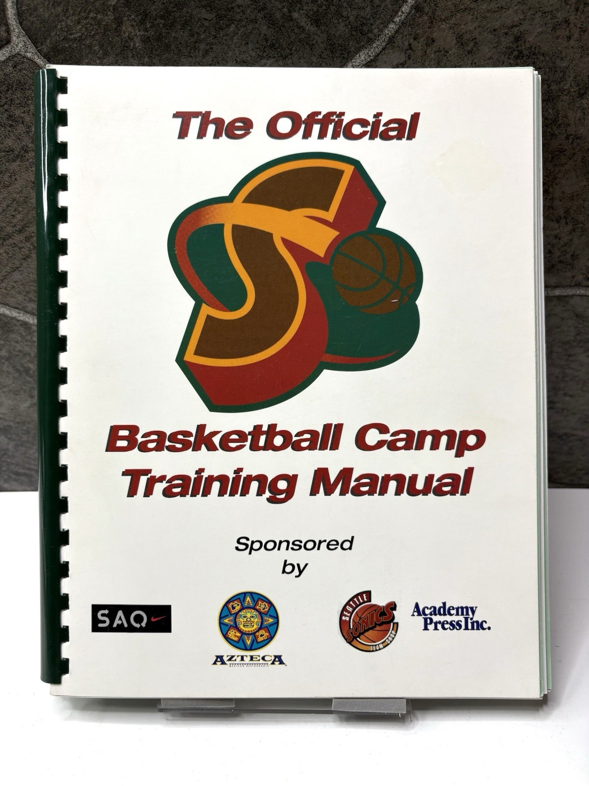 1997-98 Seattle SuperSonics Official Basketball Camp Training Manual NBA RARE