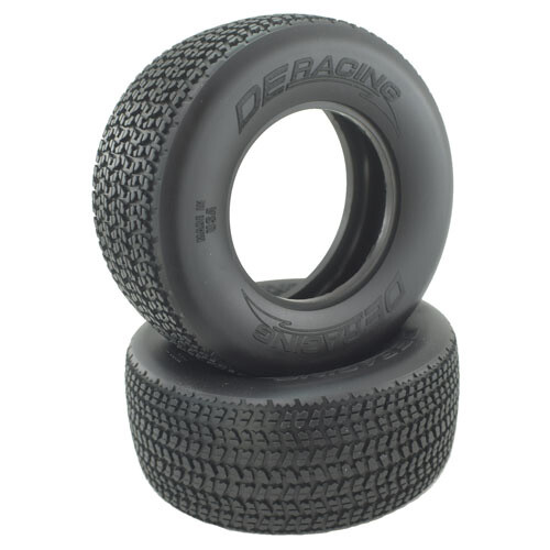 DE Racing G6T Grooved D30 Super Soft SC Short Course Oval Tire w/inserts