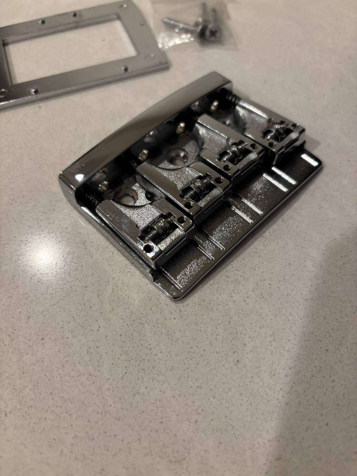 Schaller 463 high mass chrome bass bridge Schaller 463 high mass chrome bass bridge