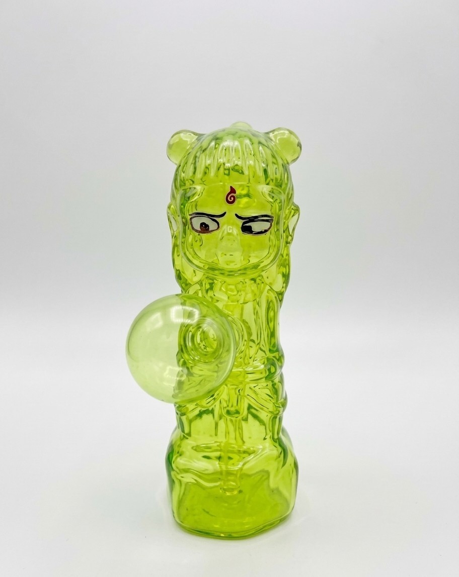 Unique Collector\'s Functional Art Glass Pipe