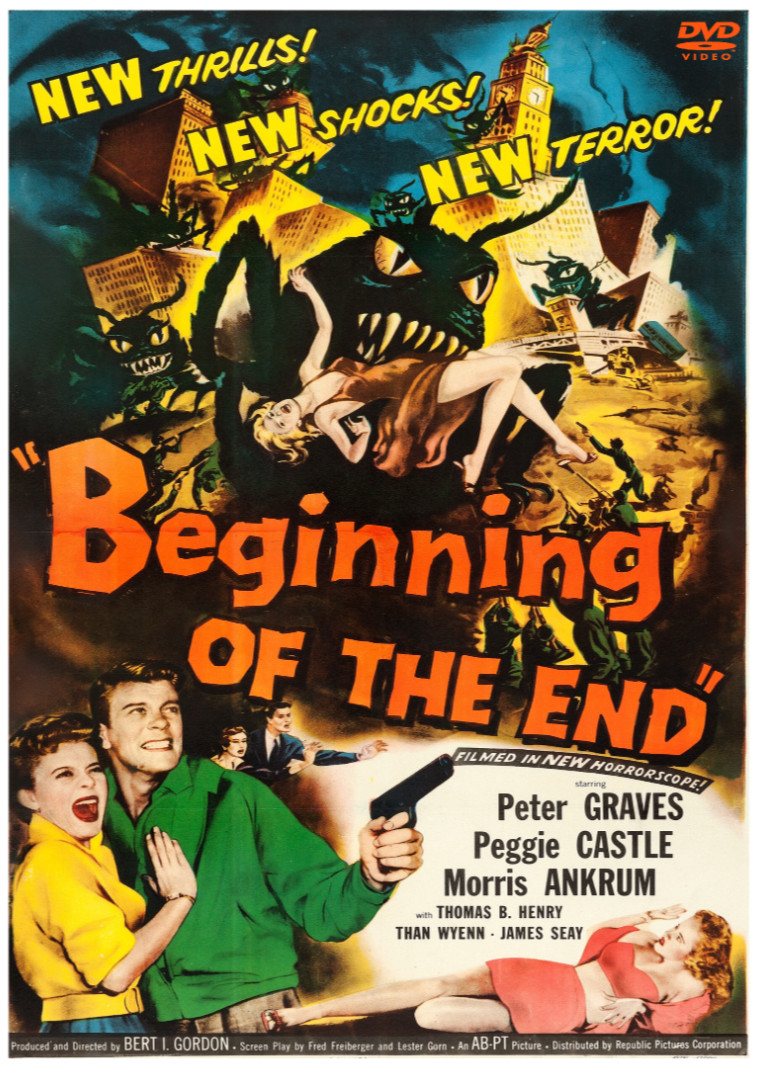 Beginning of the End  1957 DVD Remastered Widescreen Horror Sci-Fi  Peter Graves