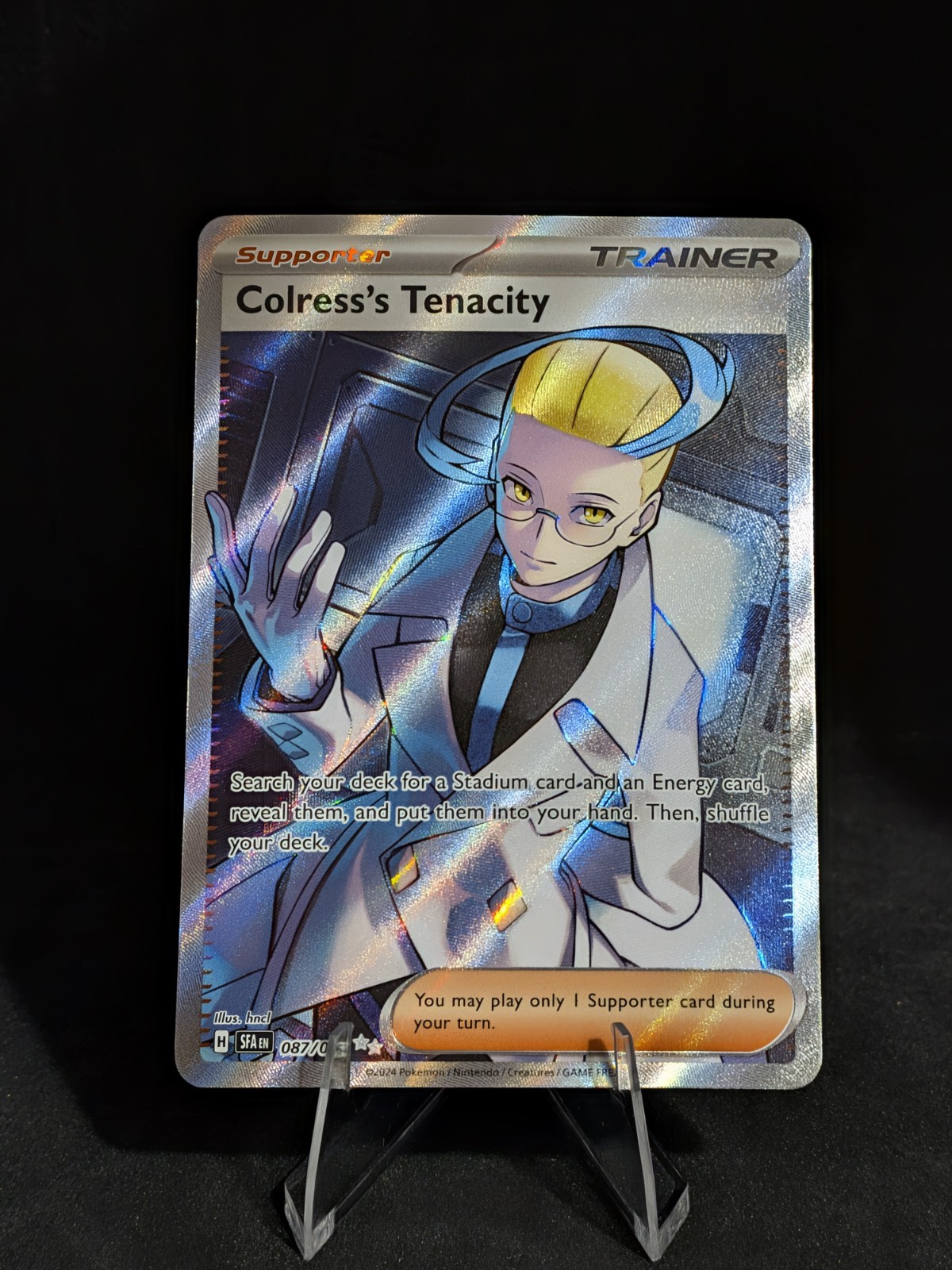 Pokemon Colress\'s Tenacity 087/064 Sv: Shrouded Fable Holo NM