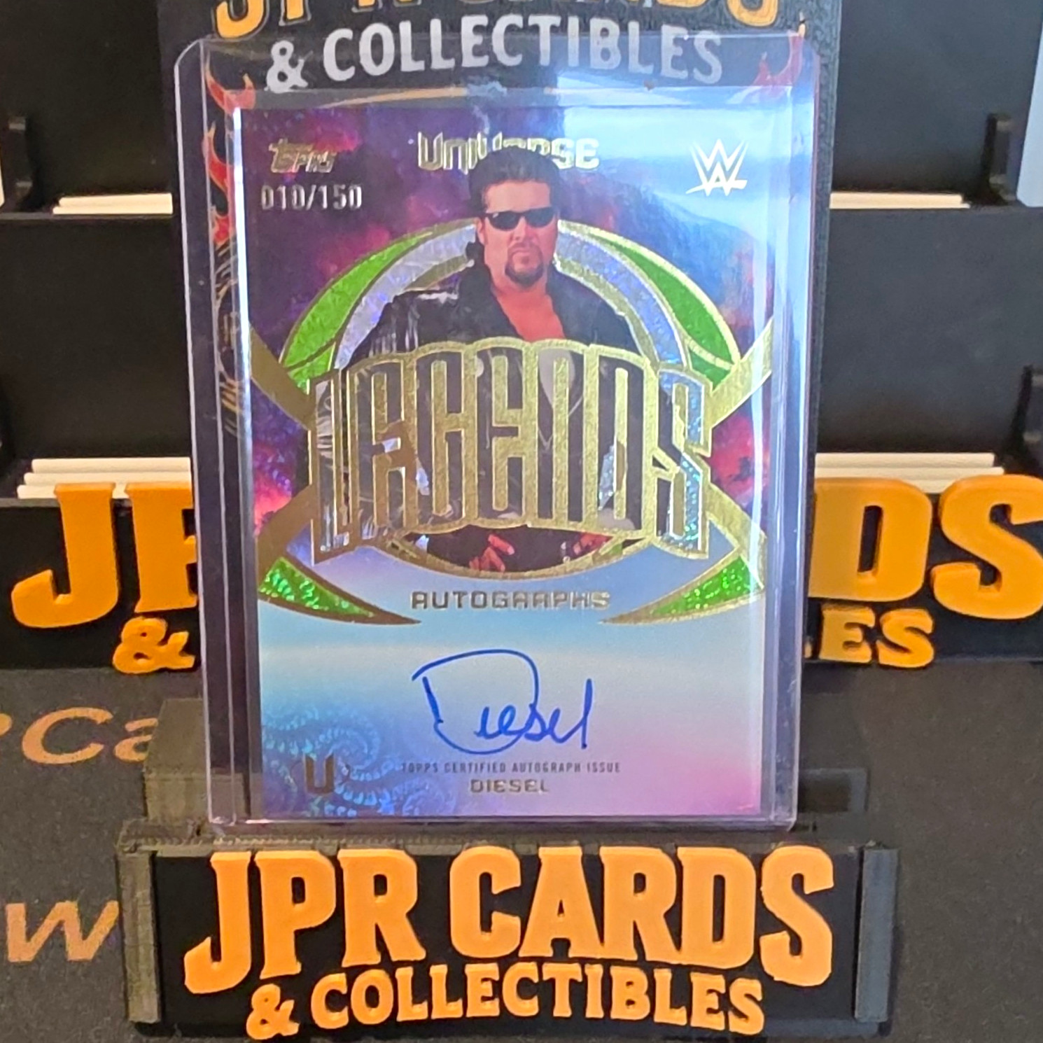 WWE Topps Universe 2026 Legends Autographs Diesel #LA-DS Auto 010/150
