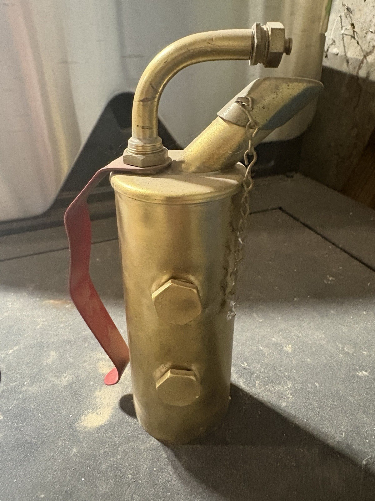 Vintage 1920s 1940s Brass Alcohol Blow Torch Lenk Manufacturing Company USA