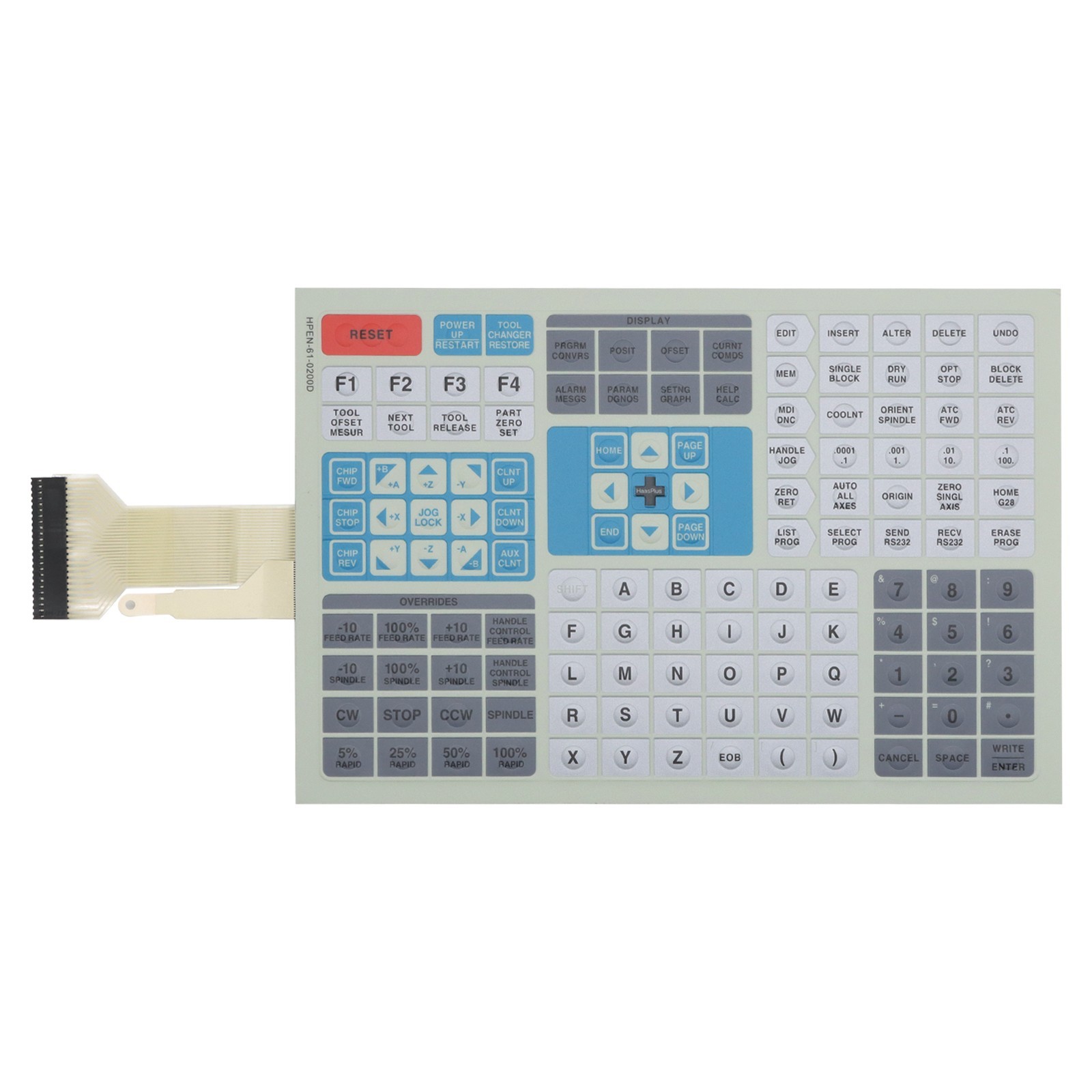 New Membrane Switch keypad keyboard 61-0200 61-0200D 61-0200B for HAAS New Membrane Switch keypad keyboard 61-0200 61-0200D 61-0200B for HAAS