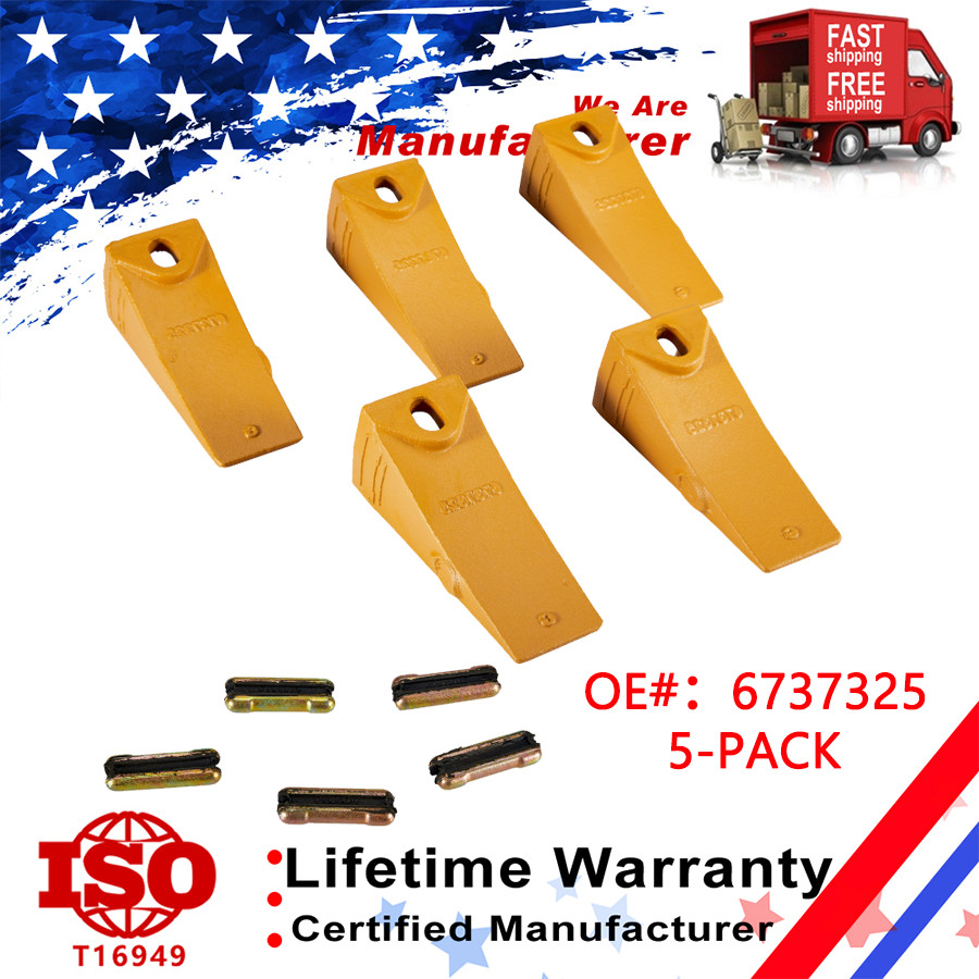 Bucket Teeth with 6737326 Flexpins for Bobcat Style Mini Excavator 6737325 5Kit Bucket Teeth with 6737326 Flexpins for Bobcat Style Mini Excavator 6737325 5Kit