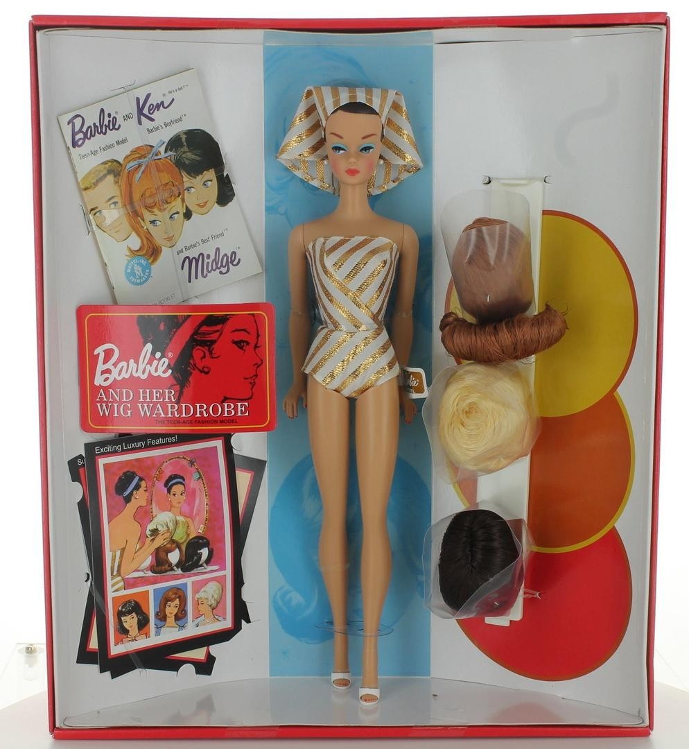 MATTEL MY FAVORITE BARBIE 1963 REPRODUCTION BARBIE HER WIG WARDROBE- NRFB