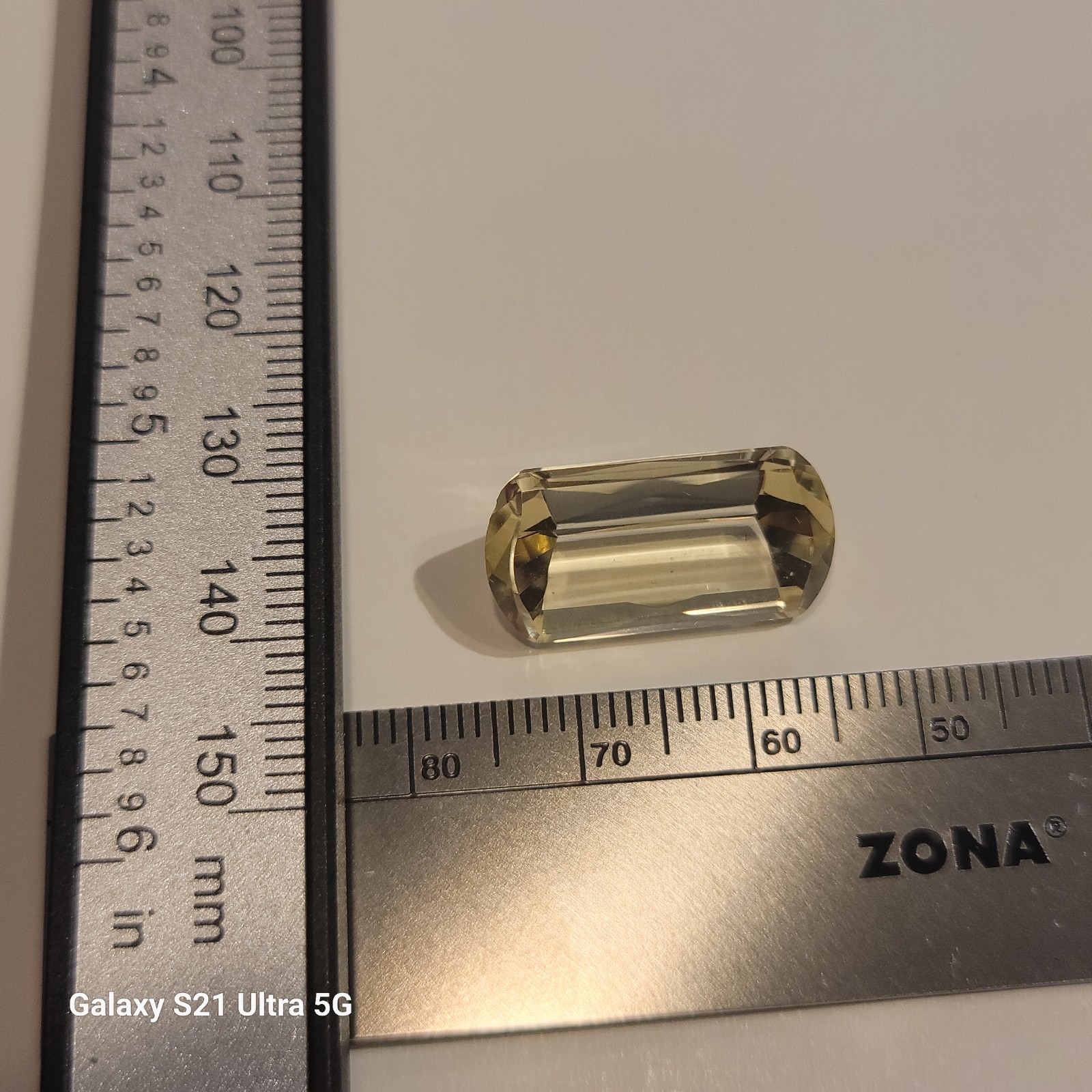 14.36 Carat EUCLASE GIA CERT APPRAIS. Fancy Cut Gem. Natural/Untreated/Unheated.