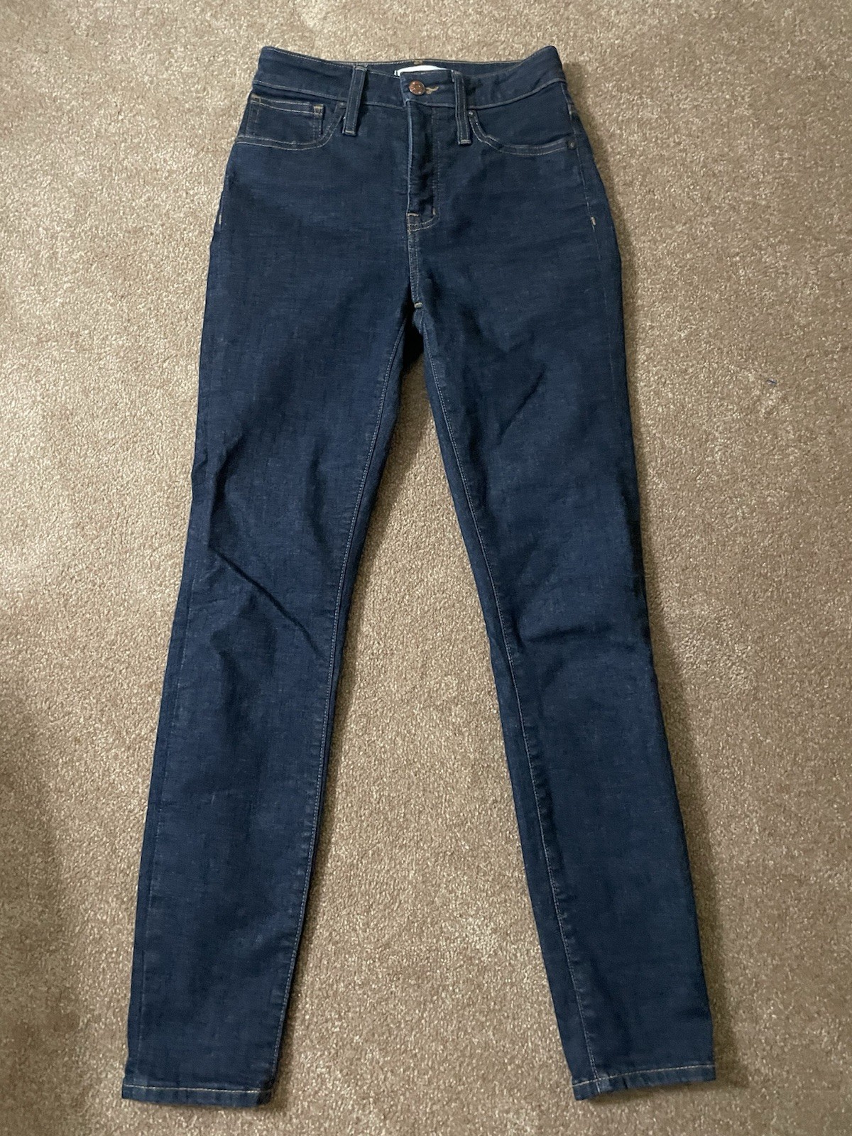 Madewell Women\'s High Rise Skinny Dark Wash Jeans Size 25