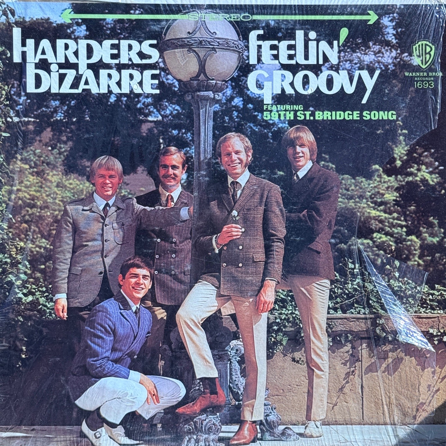 Harpers Bizarre – Feelin\' Groovy LP Record 1967 Warner Bros Pop Stereo 33 RPM