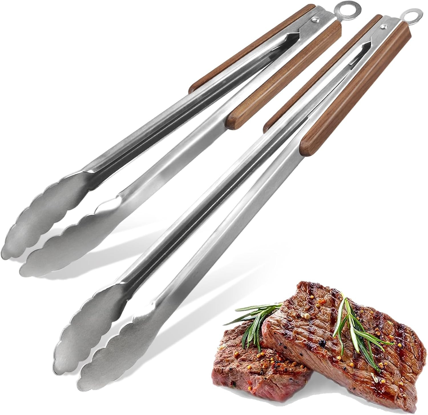 Heavy Duty BBQ Tongs Set 16\ Heavy Duty BBQ Tongs Set 16\