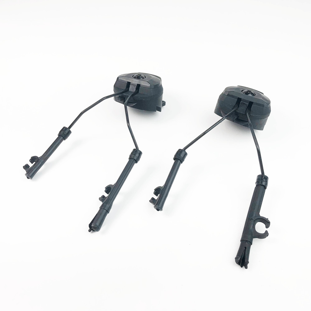 Helmet ARC Rail Adapter for Peltor Comtac Headset Ear Protection Pop-Out Rotate 