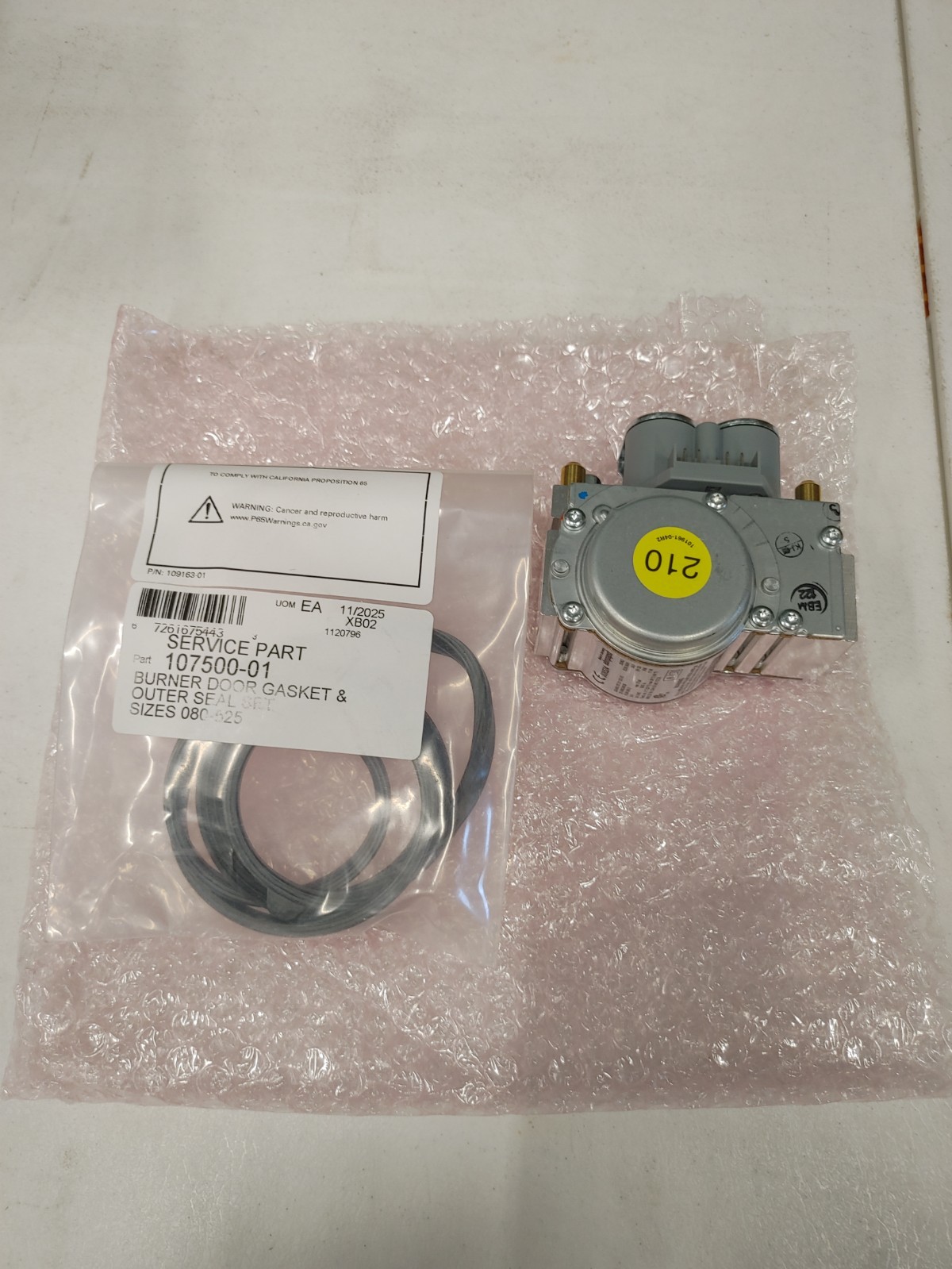 Burnham 108881-01 Gas Valve for Alpine Boiler