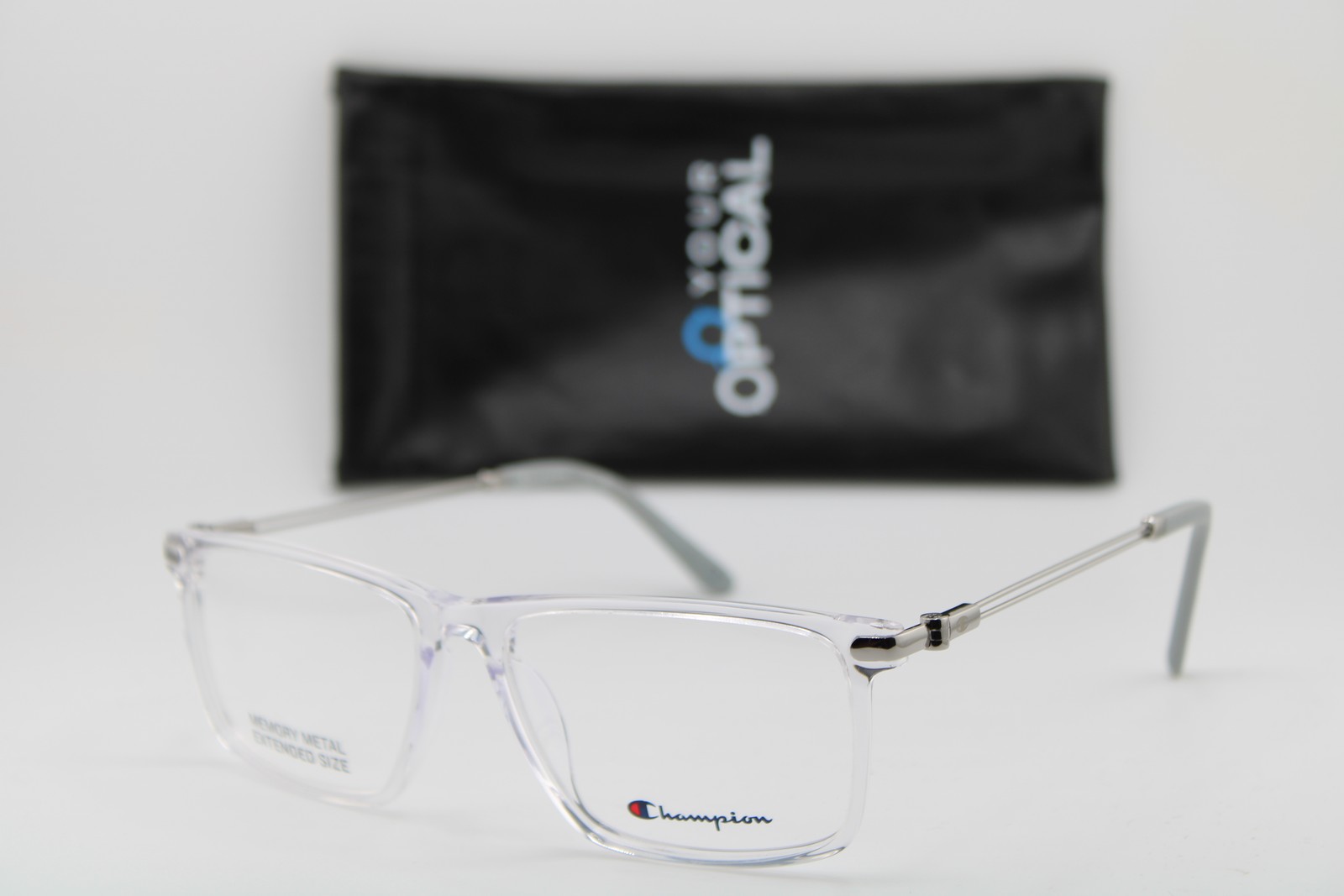 NEW CHAMPION FLYX C03 CLEAR GUNMETAL MEMORY AUTHENTIC EYEGLASSES 60-17 NEW CHAMPION FLYX C03 CLEAR GUNMETAL MEMORY AUTHENTIC EYEGLASSES 60-17