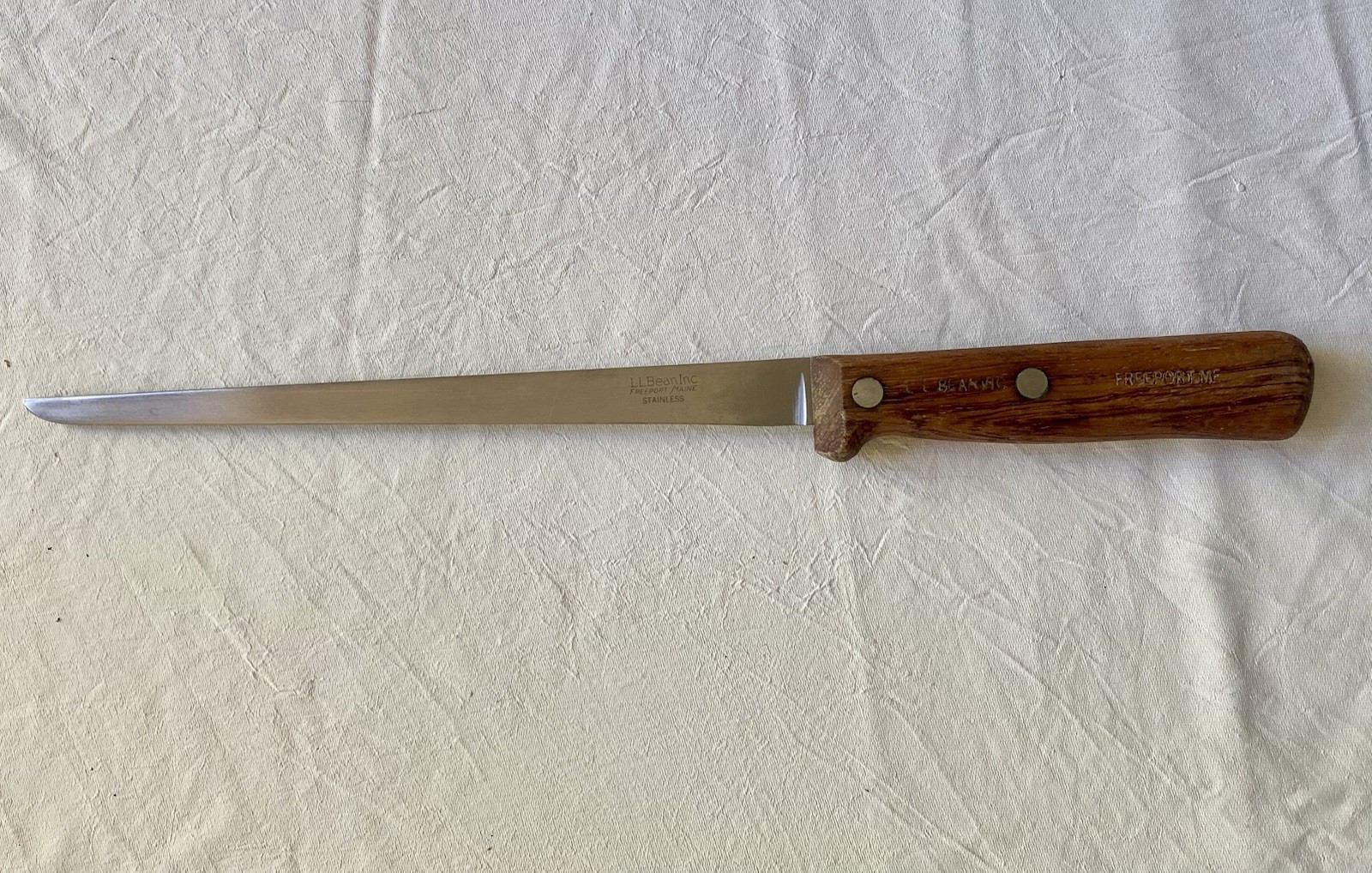 Vintage LL Bean 8.5” Blade Fillet/Boning Knife Freeport Maine