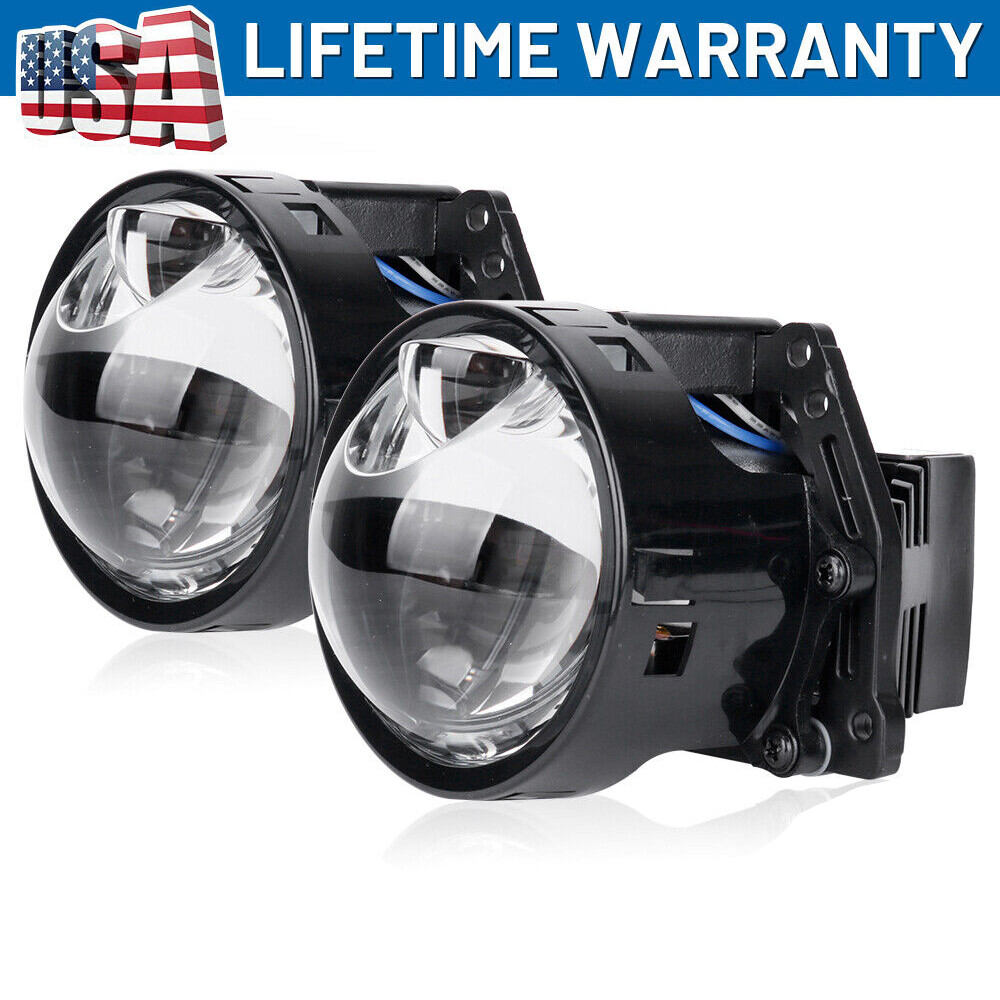 LHD 3\'\' Bi LED Projector Lenses For Headlight Hella 3R G5 6000K Auto Lamp 160W