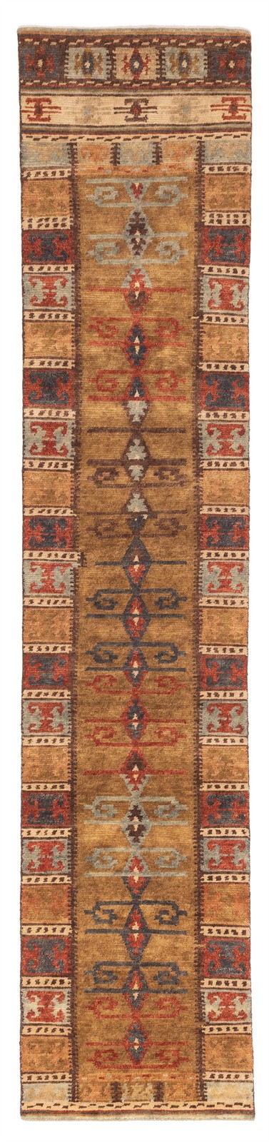 Vintage Hand-knotted Runner Rug 2\'6\