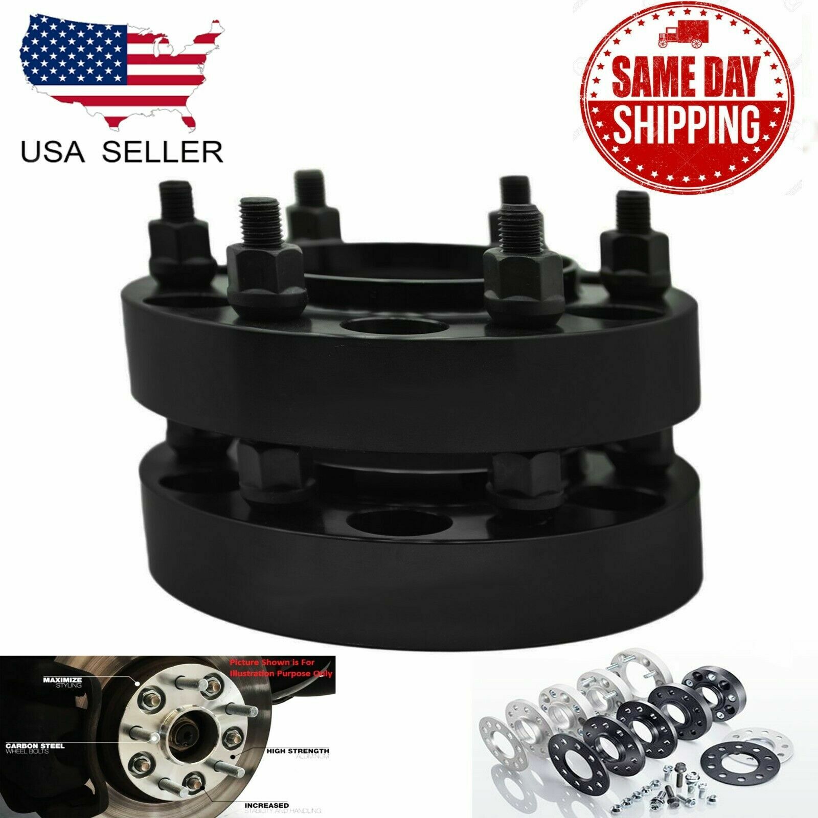 2PC 5X4.5 HUBCENTRIC WHEEL ADAPTER 1.5\'\' 5X114.3MM FITS JEEP CHEROKEE WRANGLER 2PC 5X4.5 HUBCENTRIC WHEEL ADAPTER 1.5\'\' 5X114.3MM FITS JEEP CHEROKEE WRANGLER