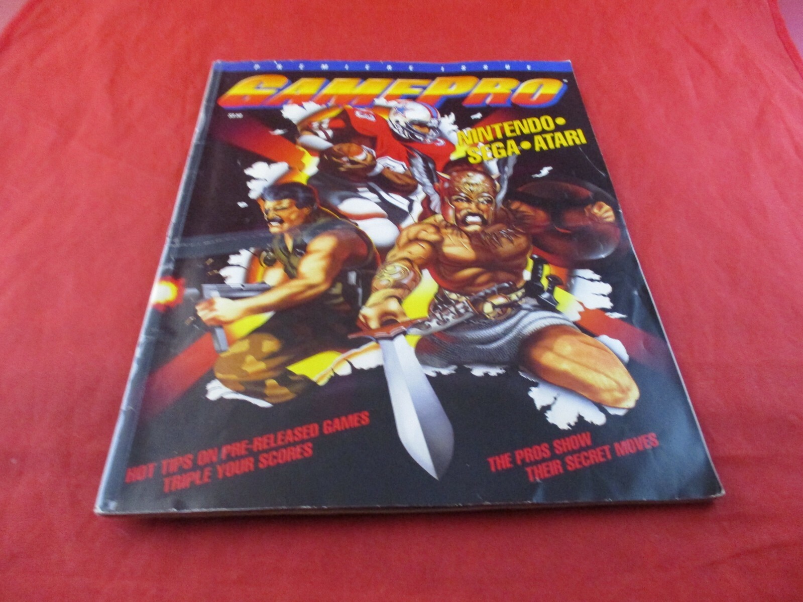 GamePro Magazine Premiere Issue 1989 Nintendo Sega Atari Cover 1st Issue
