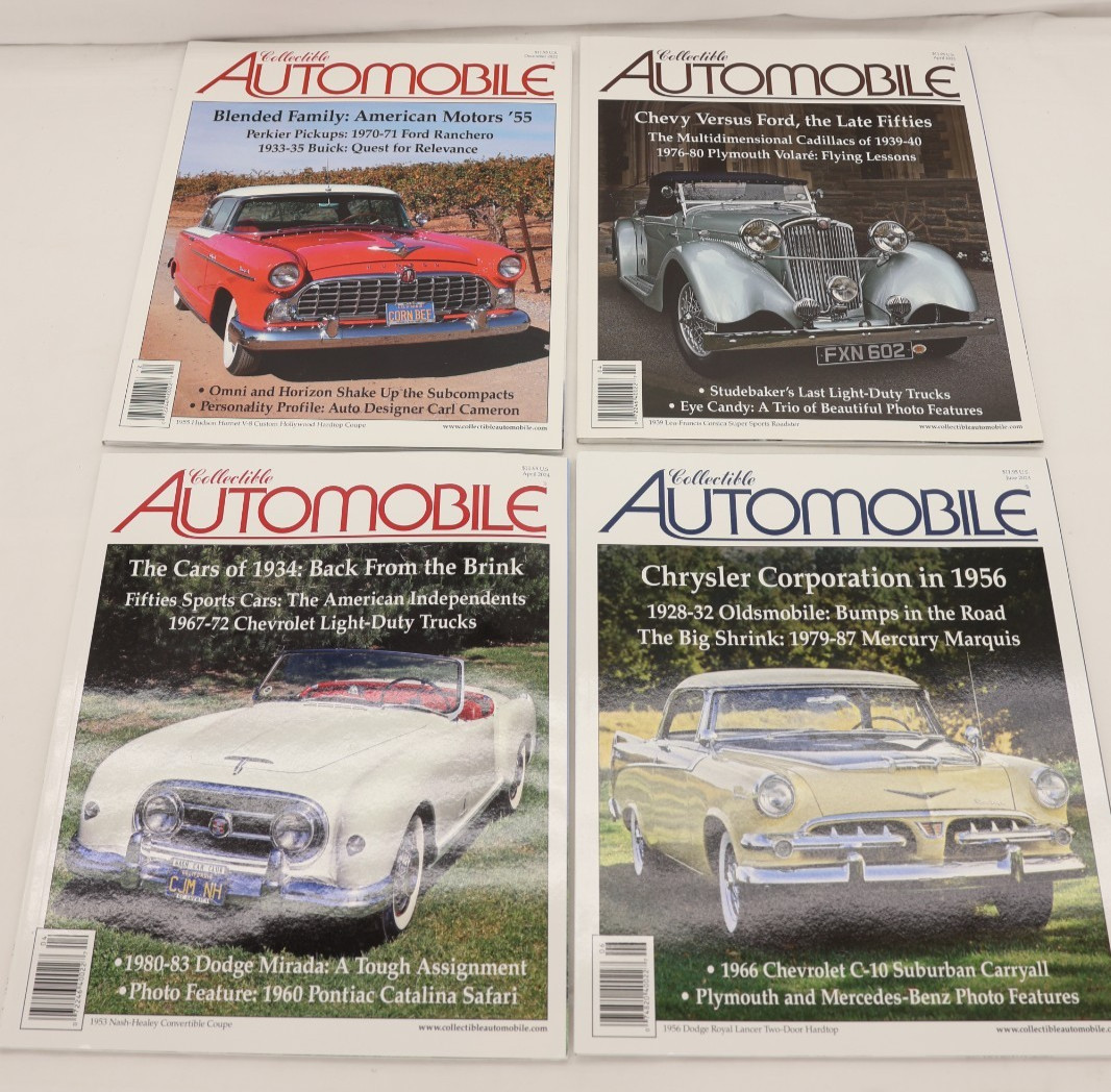 Lot of 4 Collectible Automobile Magazines, 2022-2024, Unread, M629