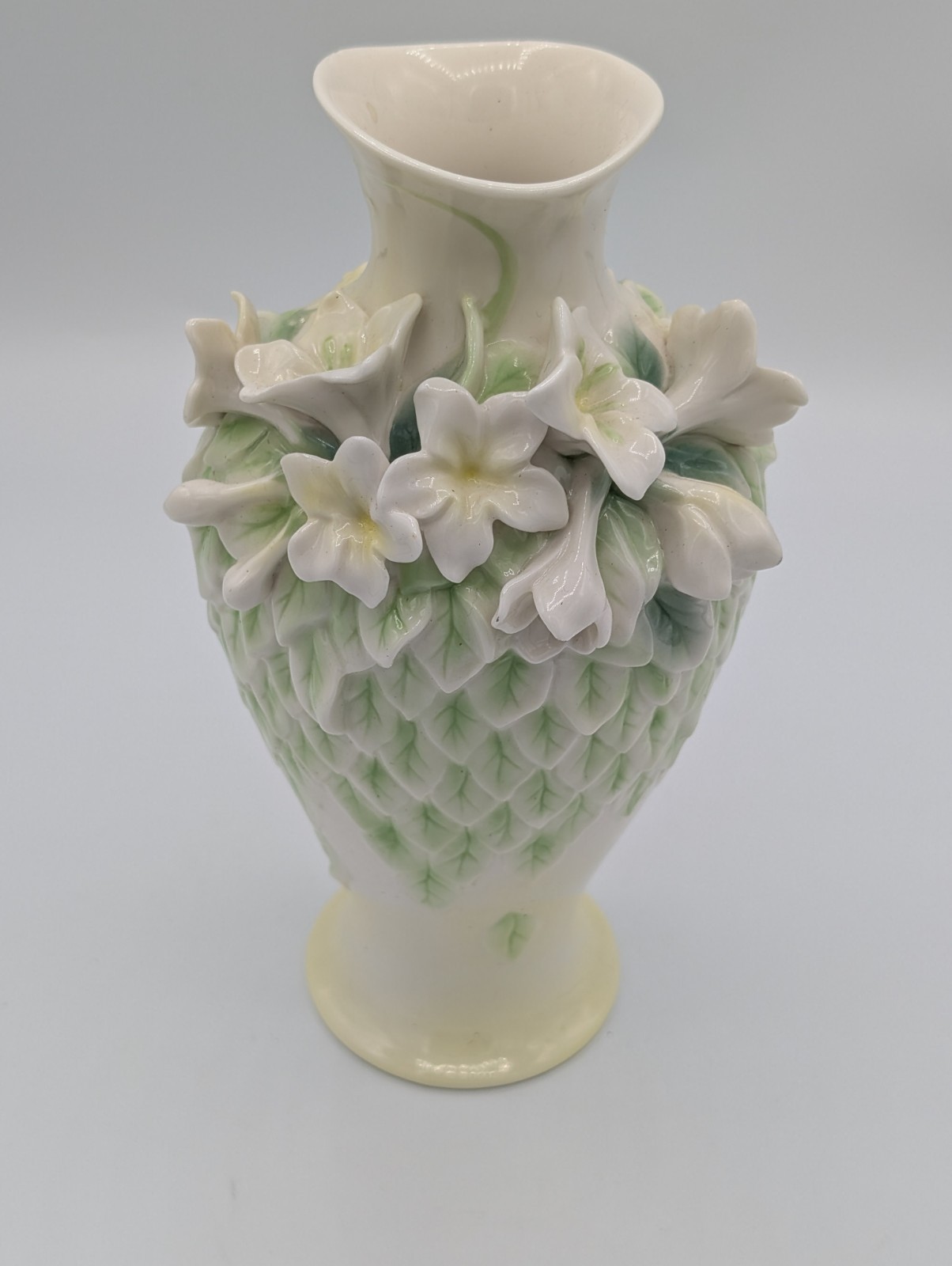 Vintage RARE Franz Collection Garden Blessing Wedding Porcelain Vase #FZ01006 Vintage RARE Franz Collection Garden Blessing Wedding Porcelain Vase #FZ01006