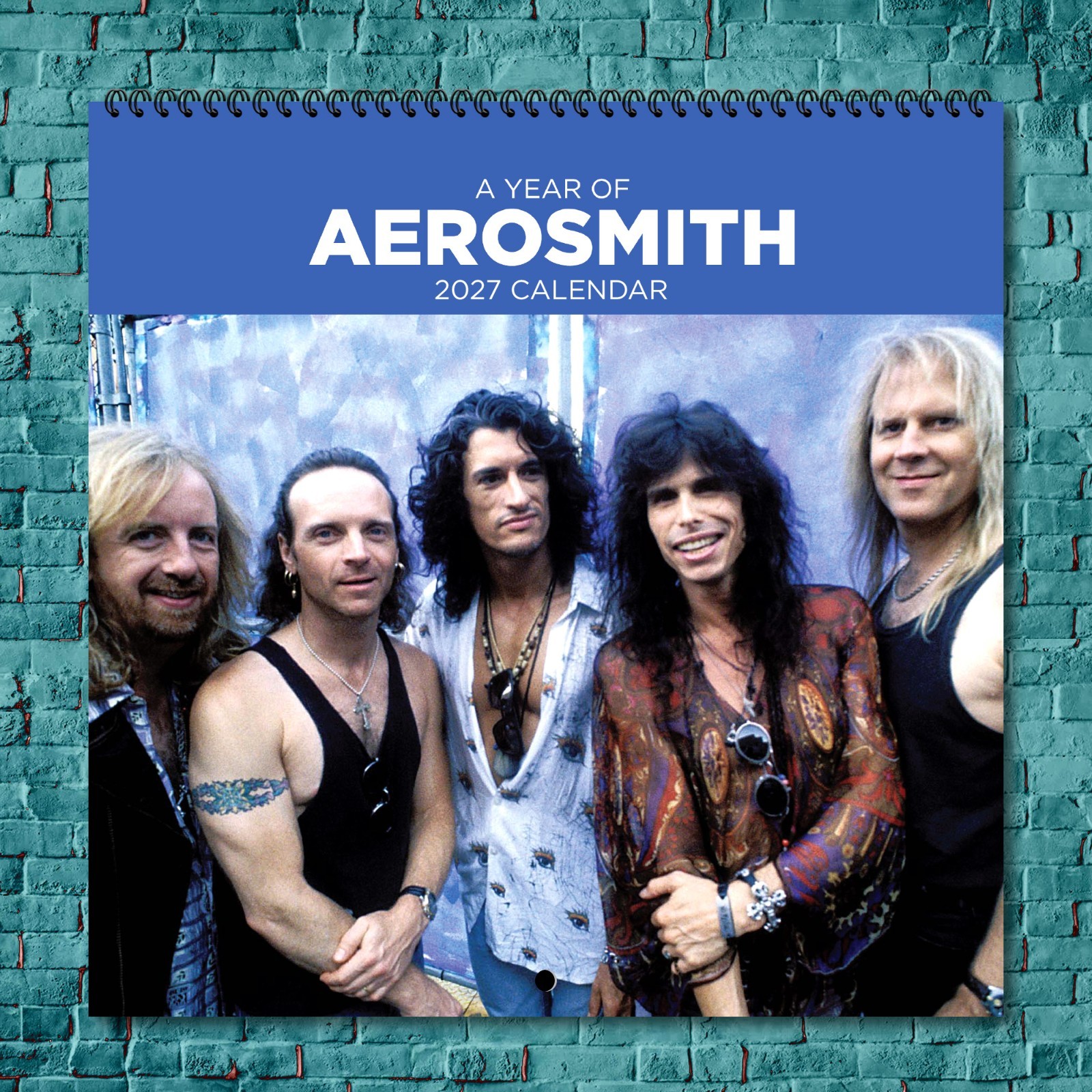Aerosmith 2027 Wall Calendar 12 Month Celebrity Photo Fan Collectible