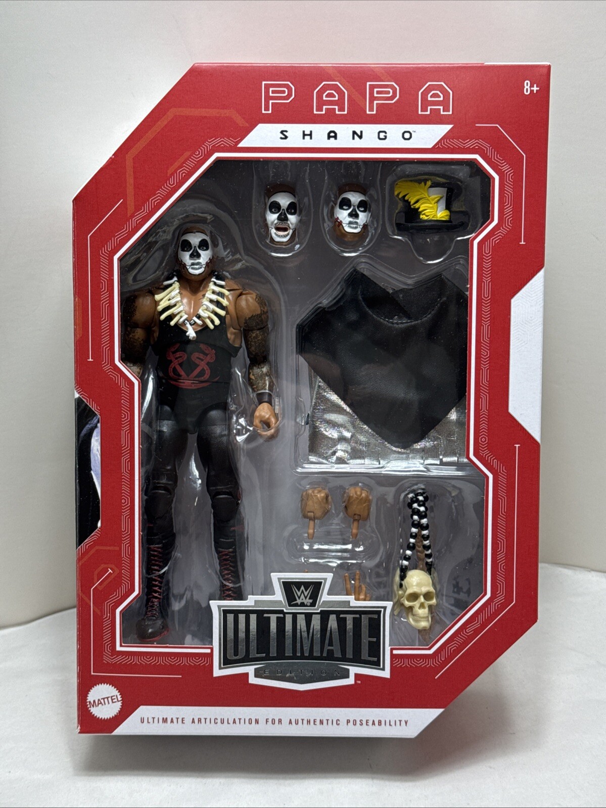 *DAMAGED BOX* WWE Ultimate Edition Grudges \'92 PAPA SHANGO 7\ *DAMAGED BOX* WWE Ultimate Edition Grudges \'92 PAPA SHANGO 7\