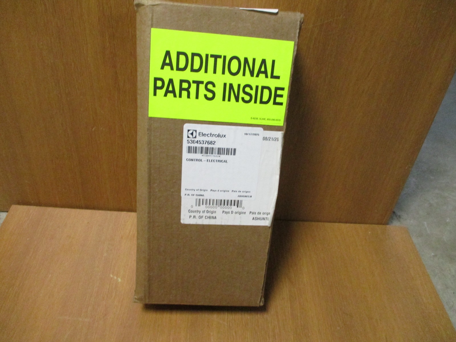 ELECTROLUX CONTROL ELECTRICAL PART#5304537682, 100% NEW ELECTROLUX CONTROL ELECTRICAL PART#5304537682, 100% NEW