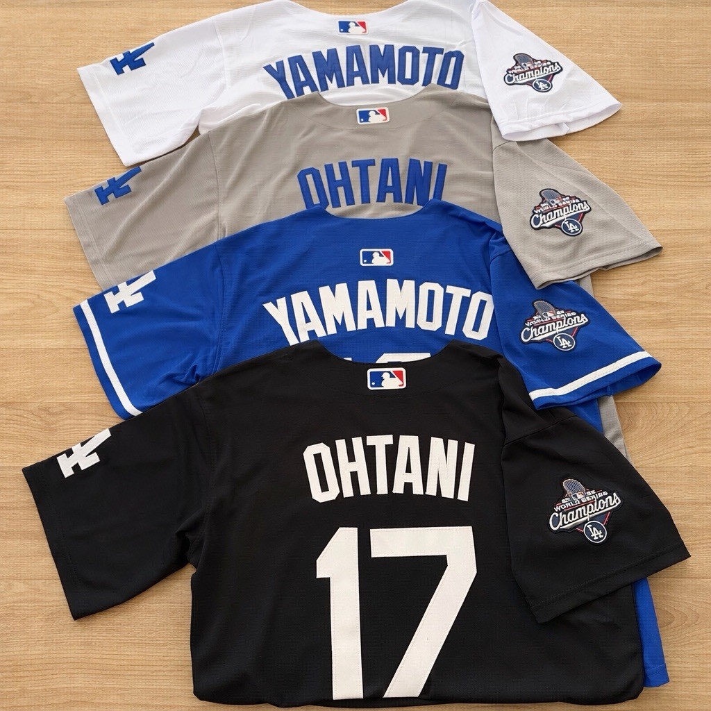 NEW Ohtani/Yamamoto Dodgers 2025 World Series Jersey SHIPS SAME DAY