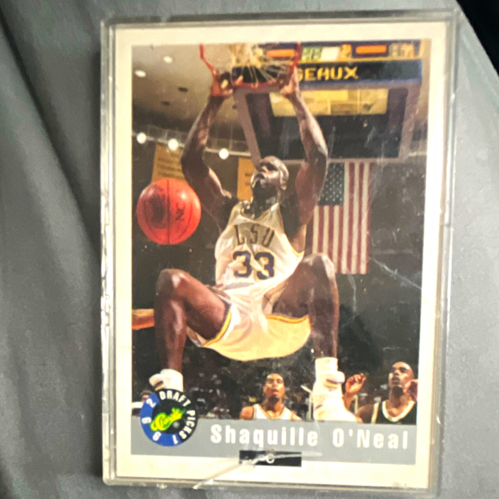 Classic 1992 Classic Draft Picks Shaquille O\'Neal Draft Pick LSU Basketball Card