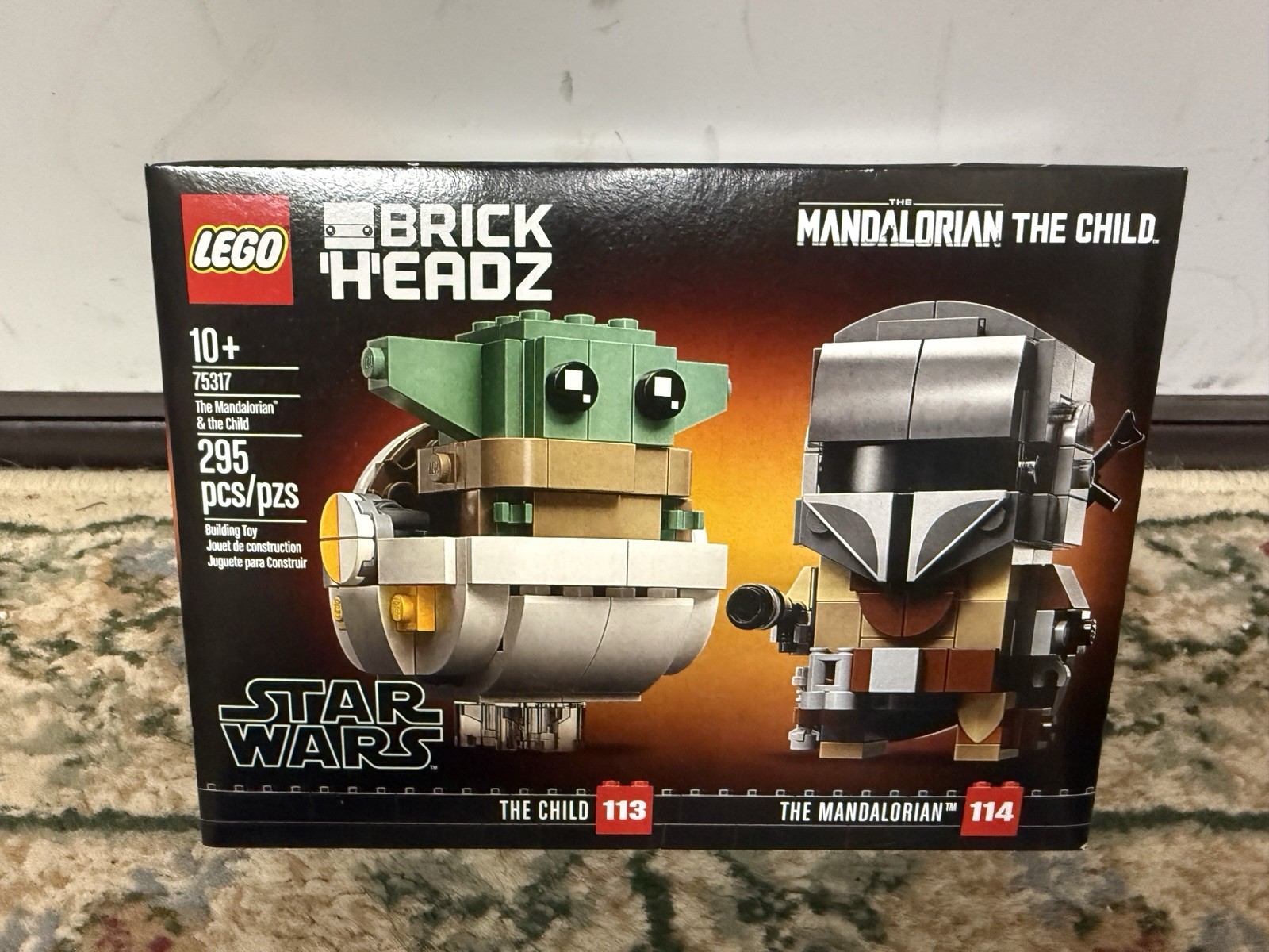 LEGO BrickHeadz The Mandalorian & The Child 75317 New Factory Sealed Box