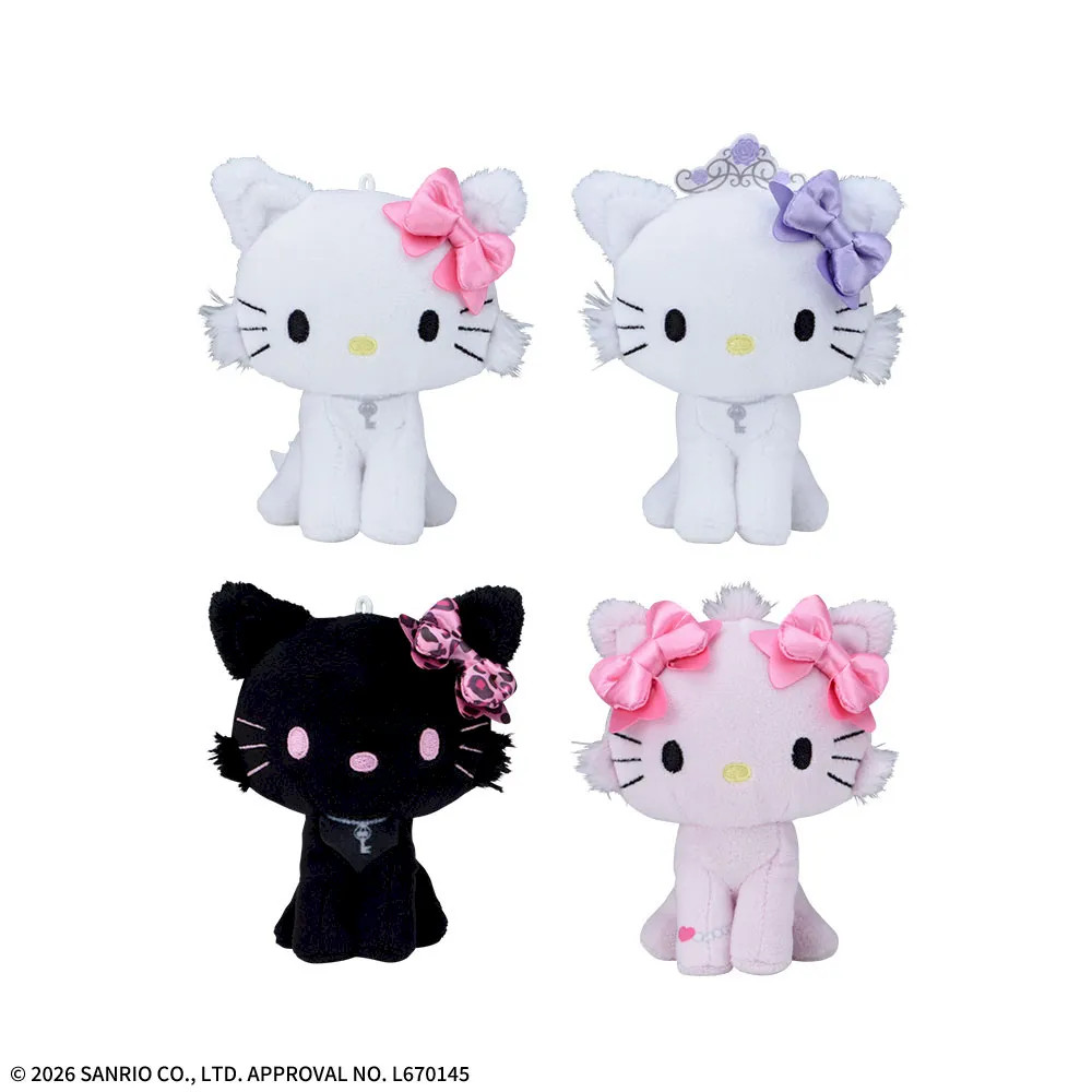 Sanrio Charmy Kitty Mascot 4 type complete Hello Kitty Plush Cute Goods SEGA PSL