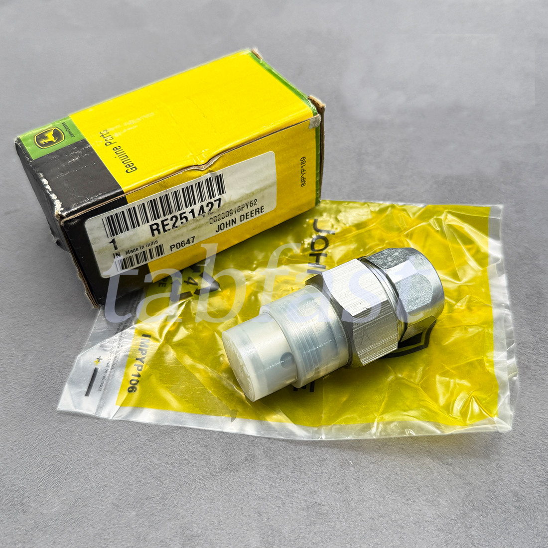 Brand New 1Pc oil cylinder pressure relief valve RE251427 for Tractor