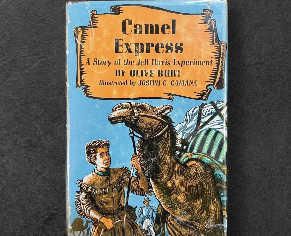 Camel Express. Olive Burt. Hardcover 1954 First Edition Dustcover Book