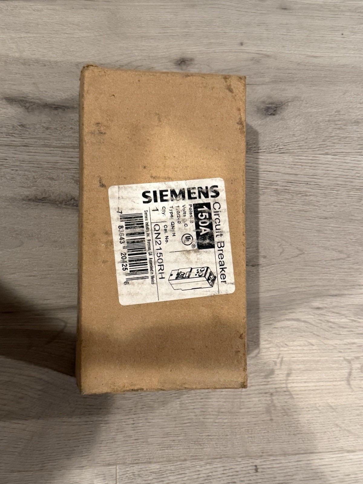 Siemens QN2150RH Low Voltage Residential Circuit Breaker