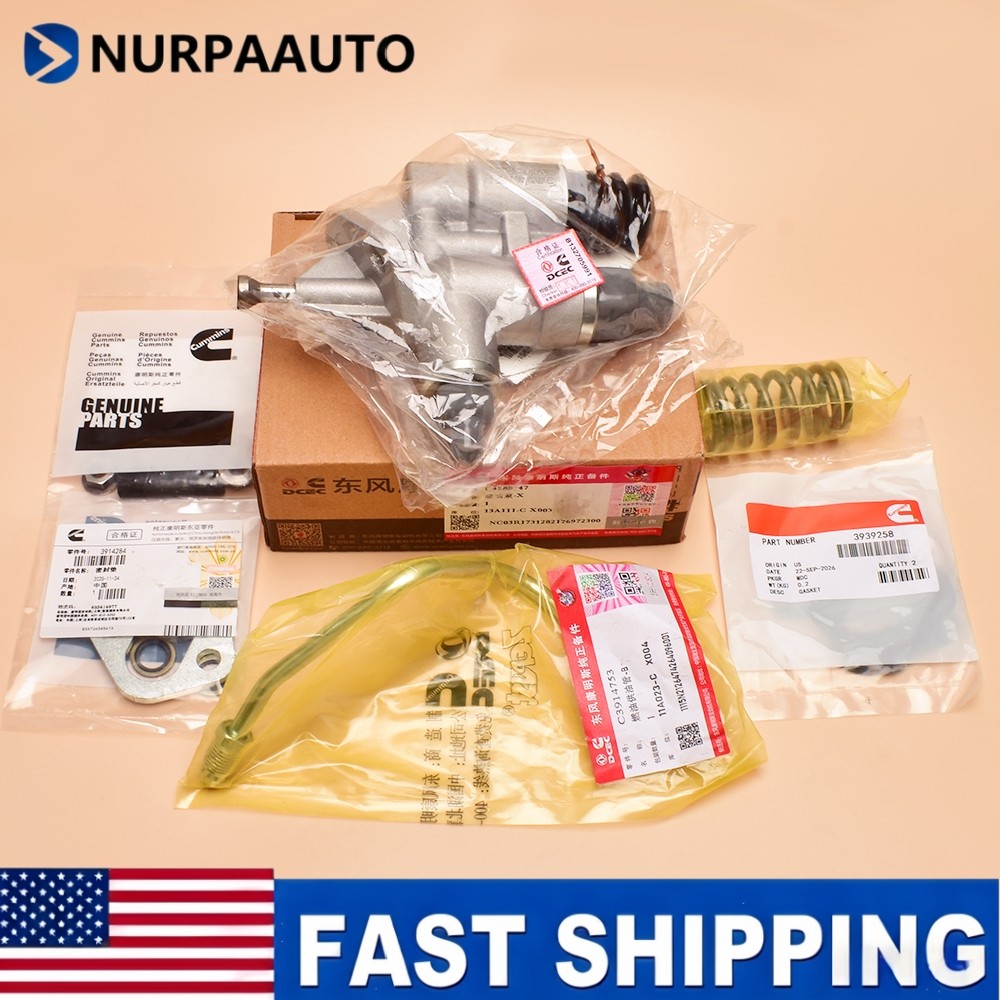 HVLP Fuel Pump Kit For 1st Gen Dodge Cummins VE 89-93 Genuine DCEC 30mm 15-16PSI