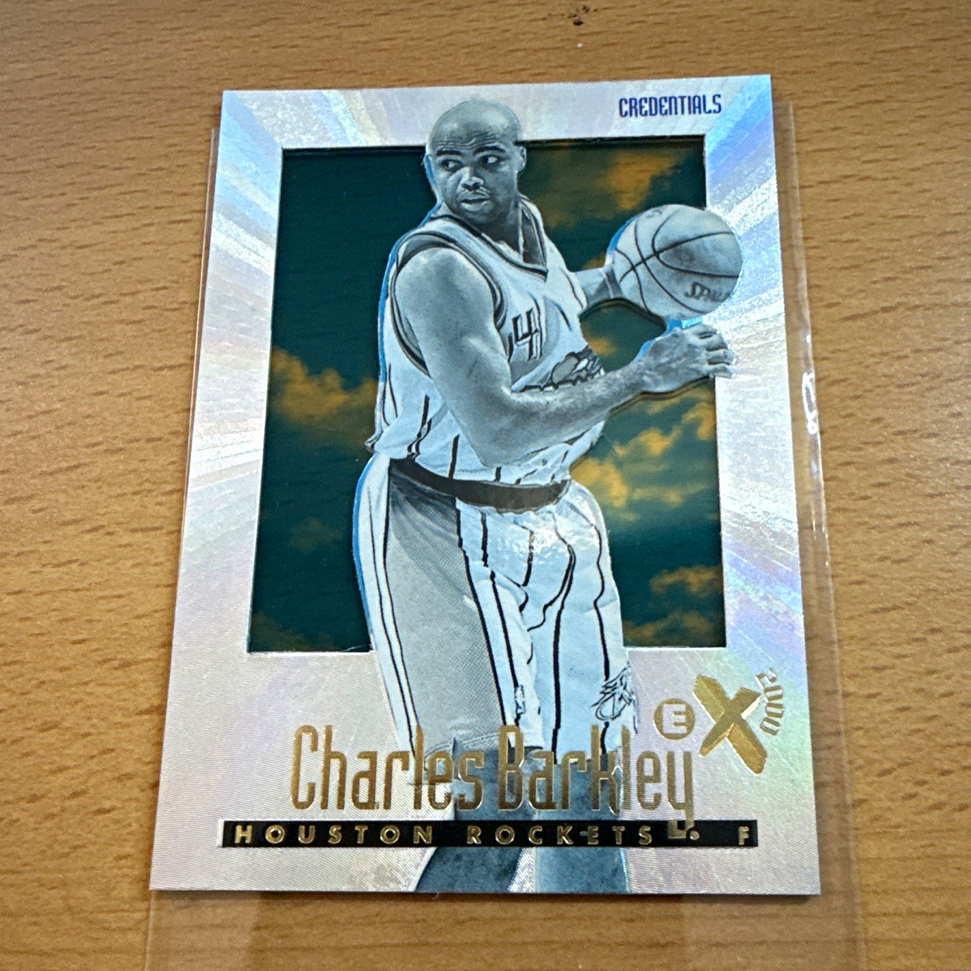 SkyBox 1996-97 E-X2000 Charles Barkley Rockets #23 Credentials /499