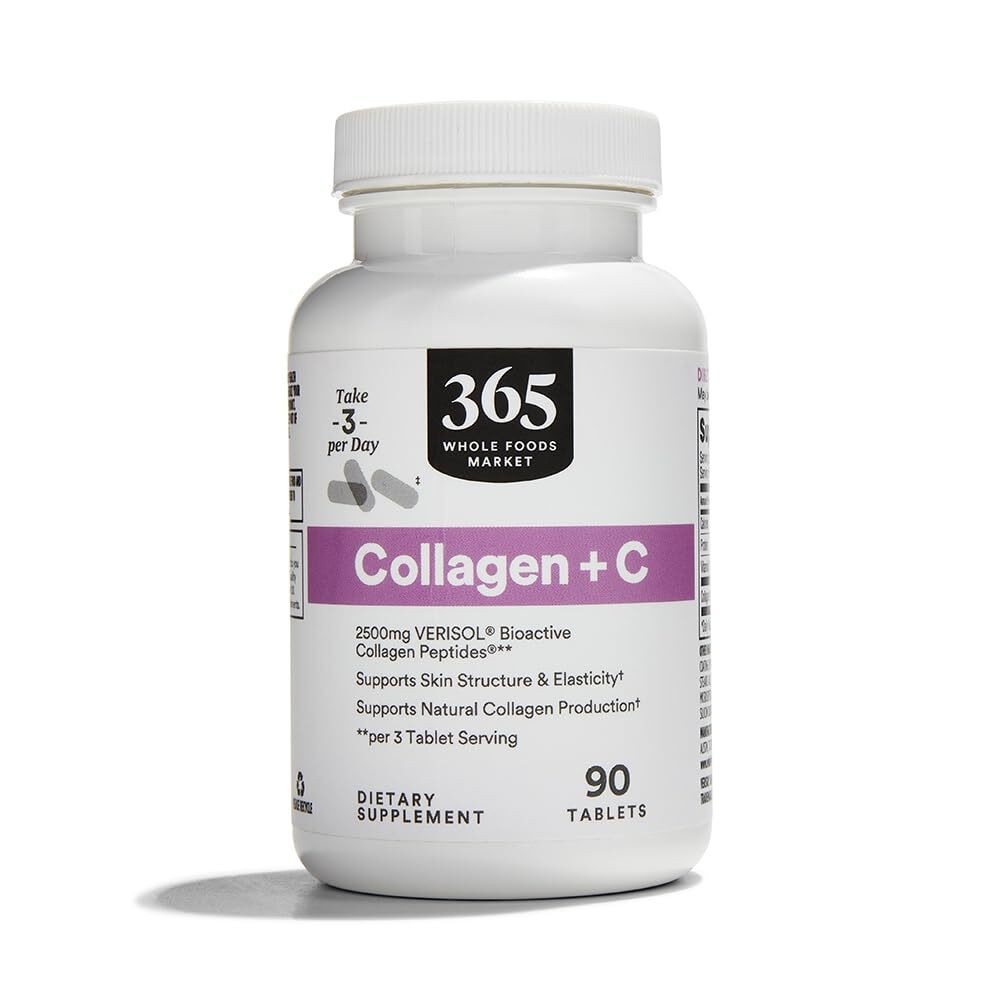 1/27 365 by Whole Foods Market, Collagen Verisol 2500Mg, 90 Count
