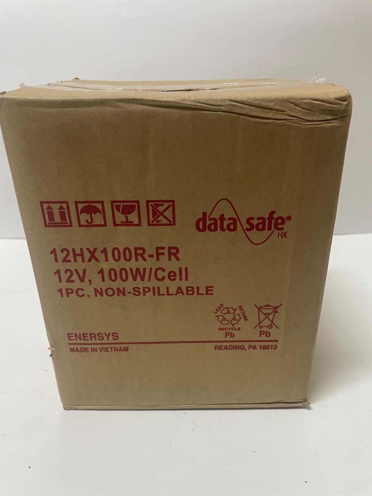 Enersys DataSafe 12HX100R-FR Battery Valve Regulated 12v 100W Sealed UPS Battery Enersys DataSafe 12HX100R-FR Battery Valve Regulated 12v 100W Sealed UPS Battery